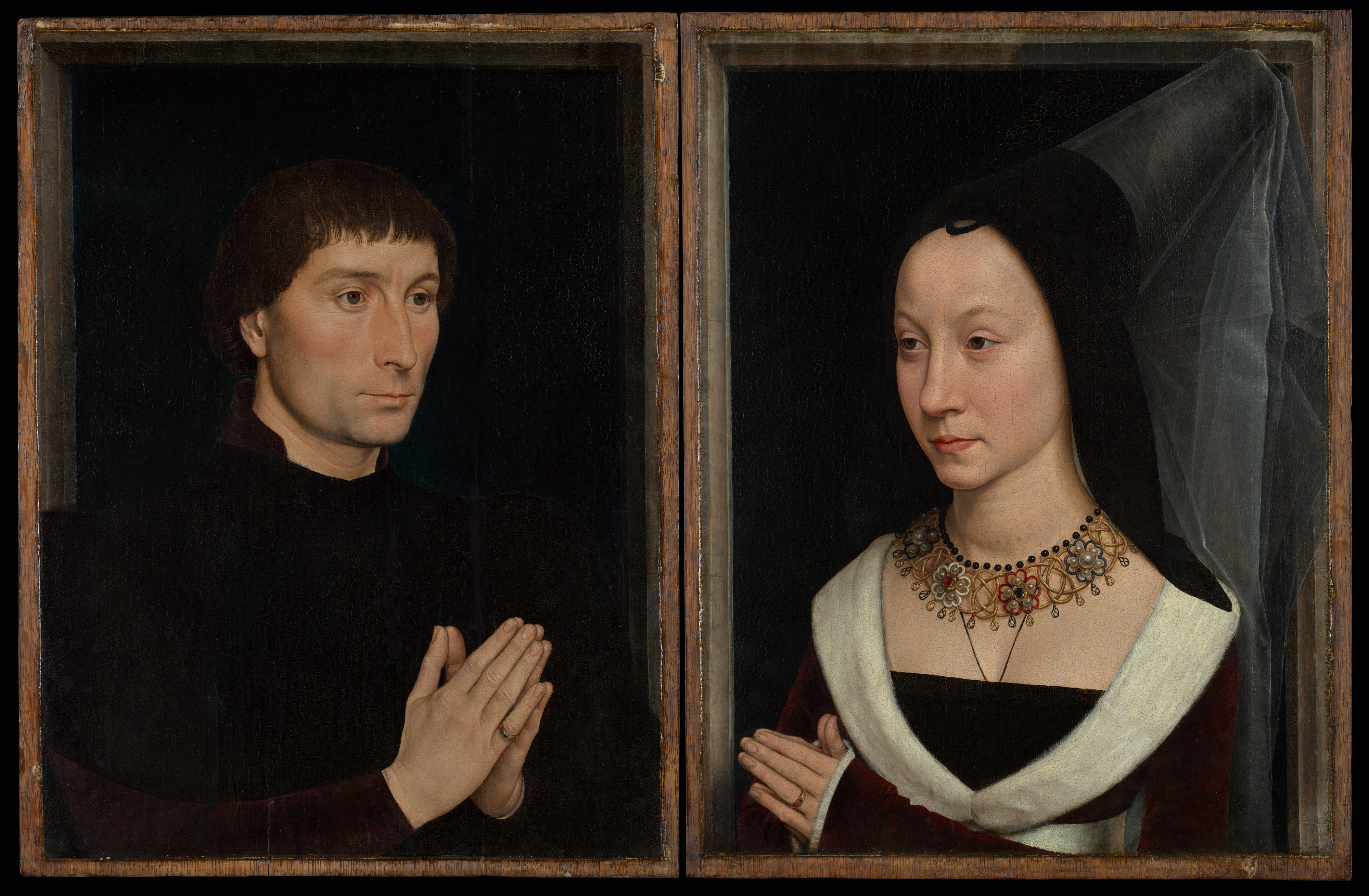 トンマーゾ・ディ・ポルティナーリ(1428–1501年)とマリア・ポルティナーリ(マリア・マダレナ・バロンチェッリ、1456年生)