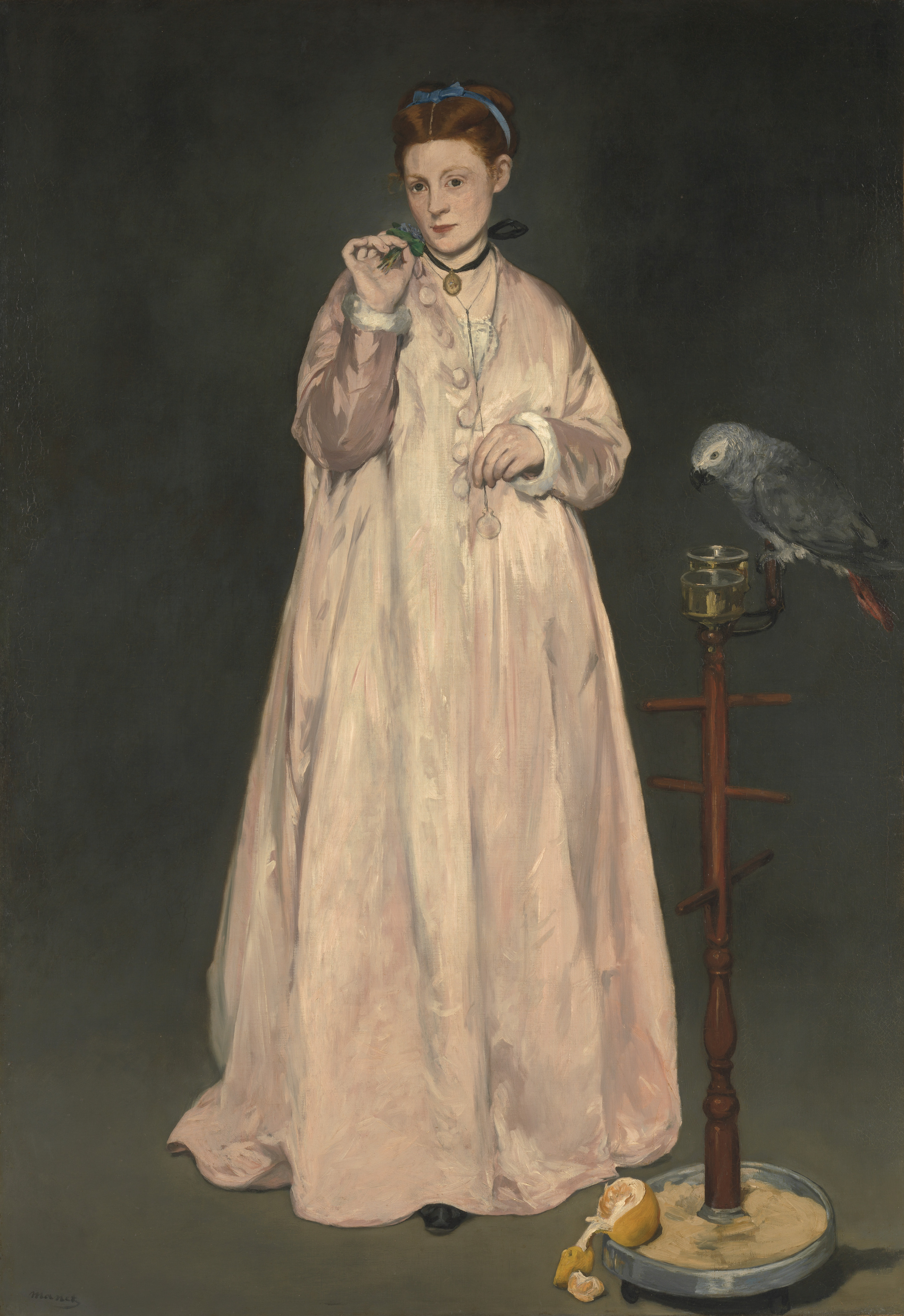1866年の若い女性