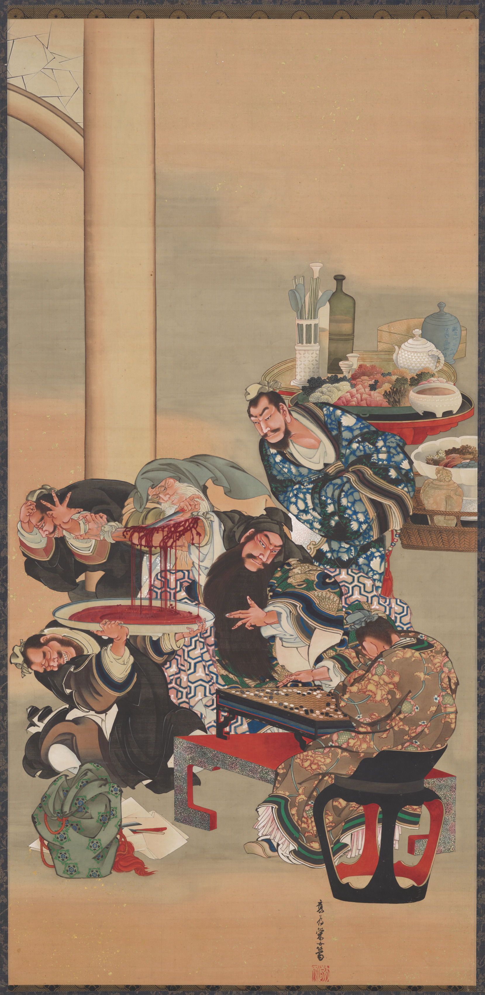 関羽の腕の手術
