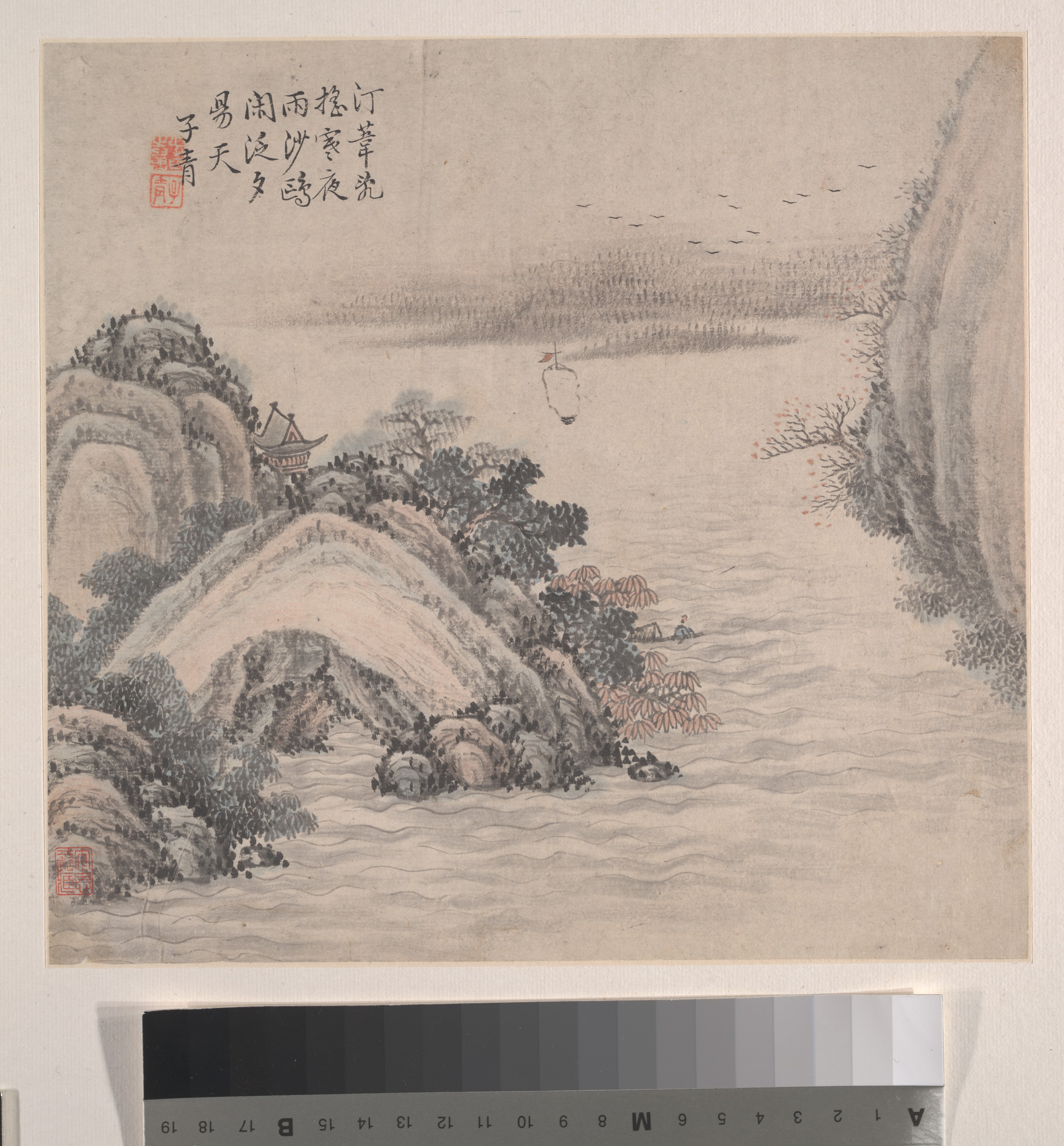 清朝の張志湾風景アルバム 12 ページ |風景