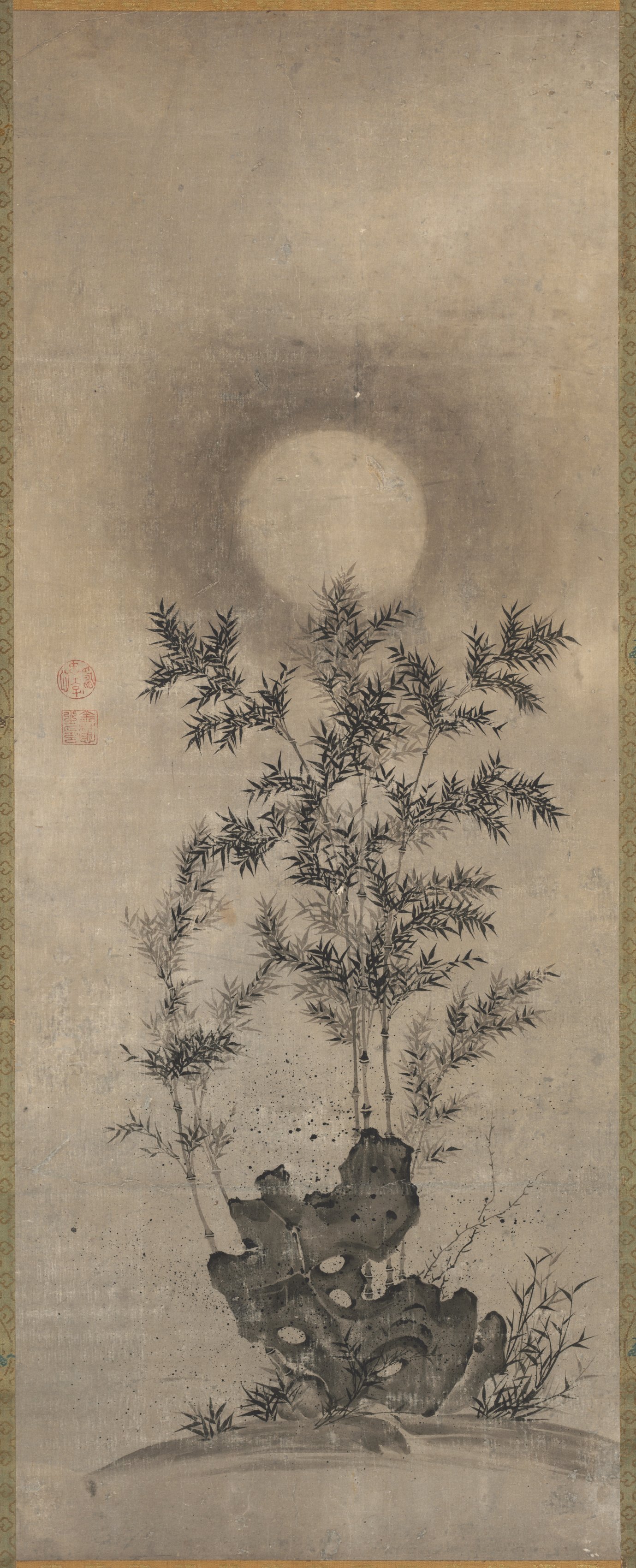 月下竹