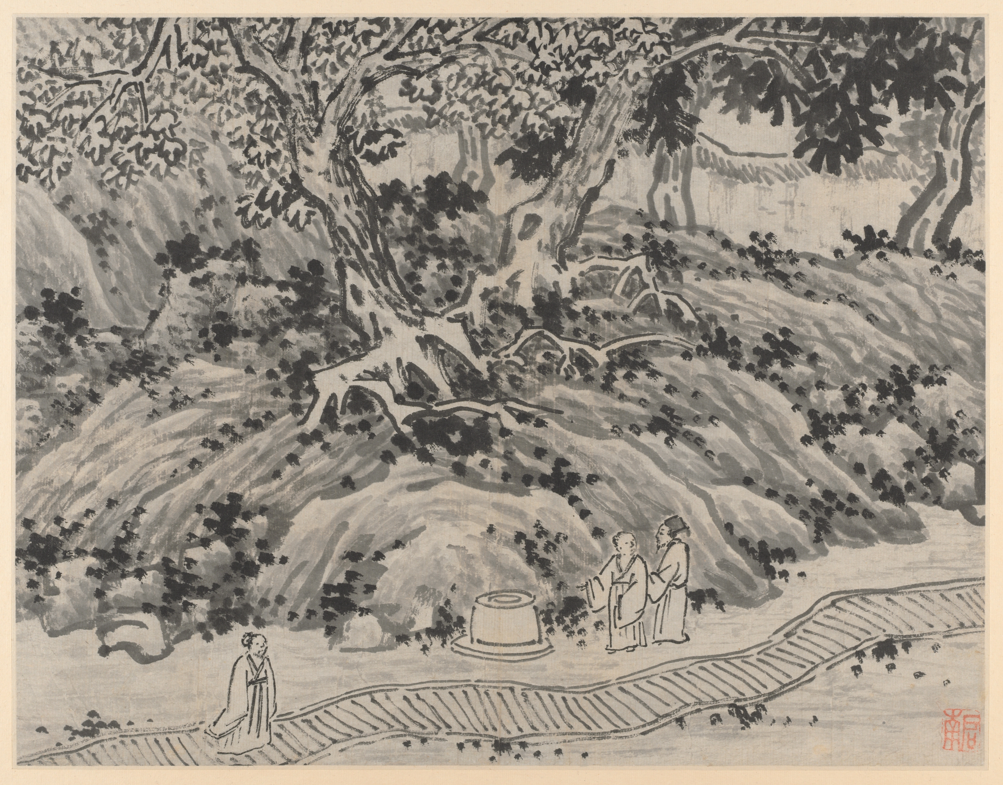 憨憨泉（蘇州虎丘十二景より）