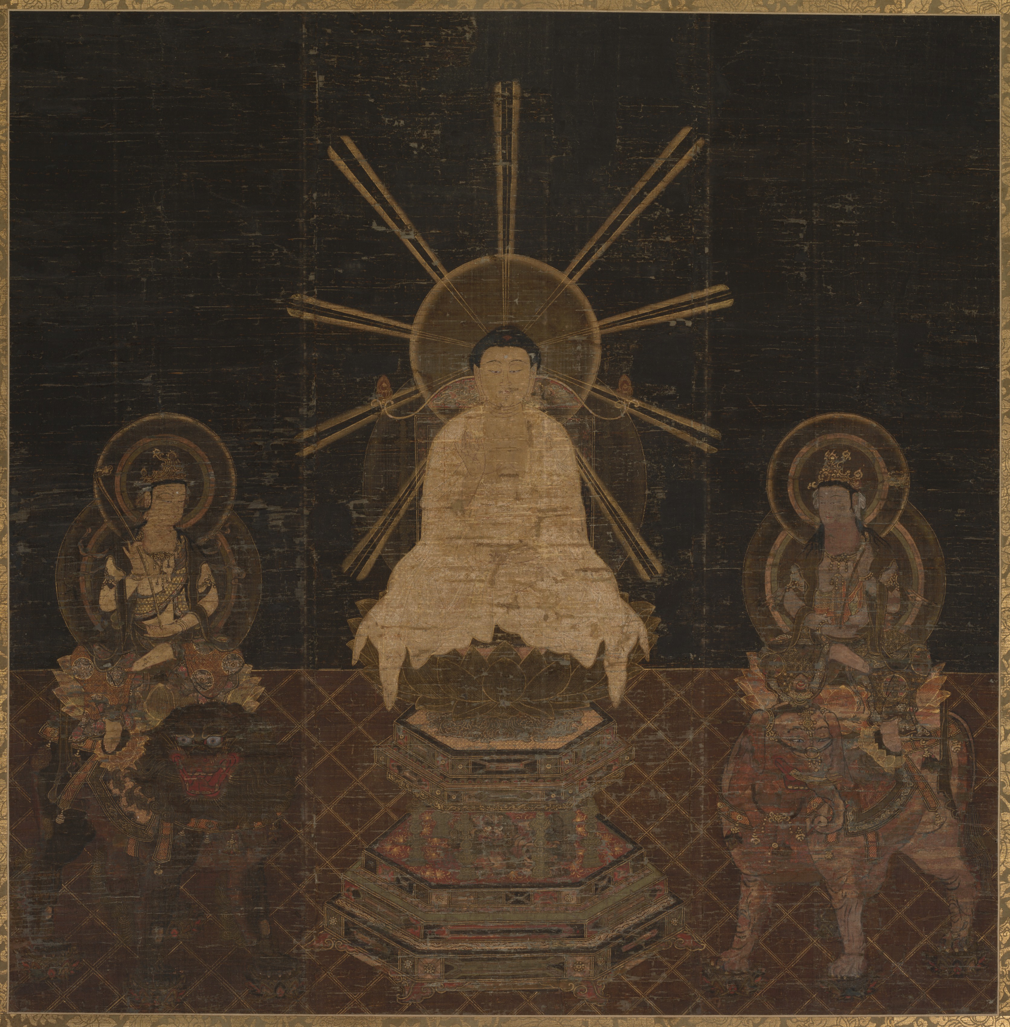 釈迦三尊