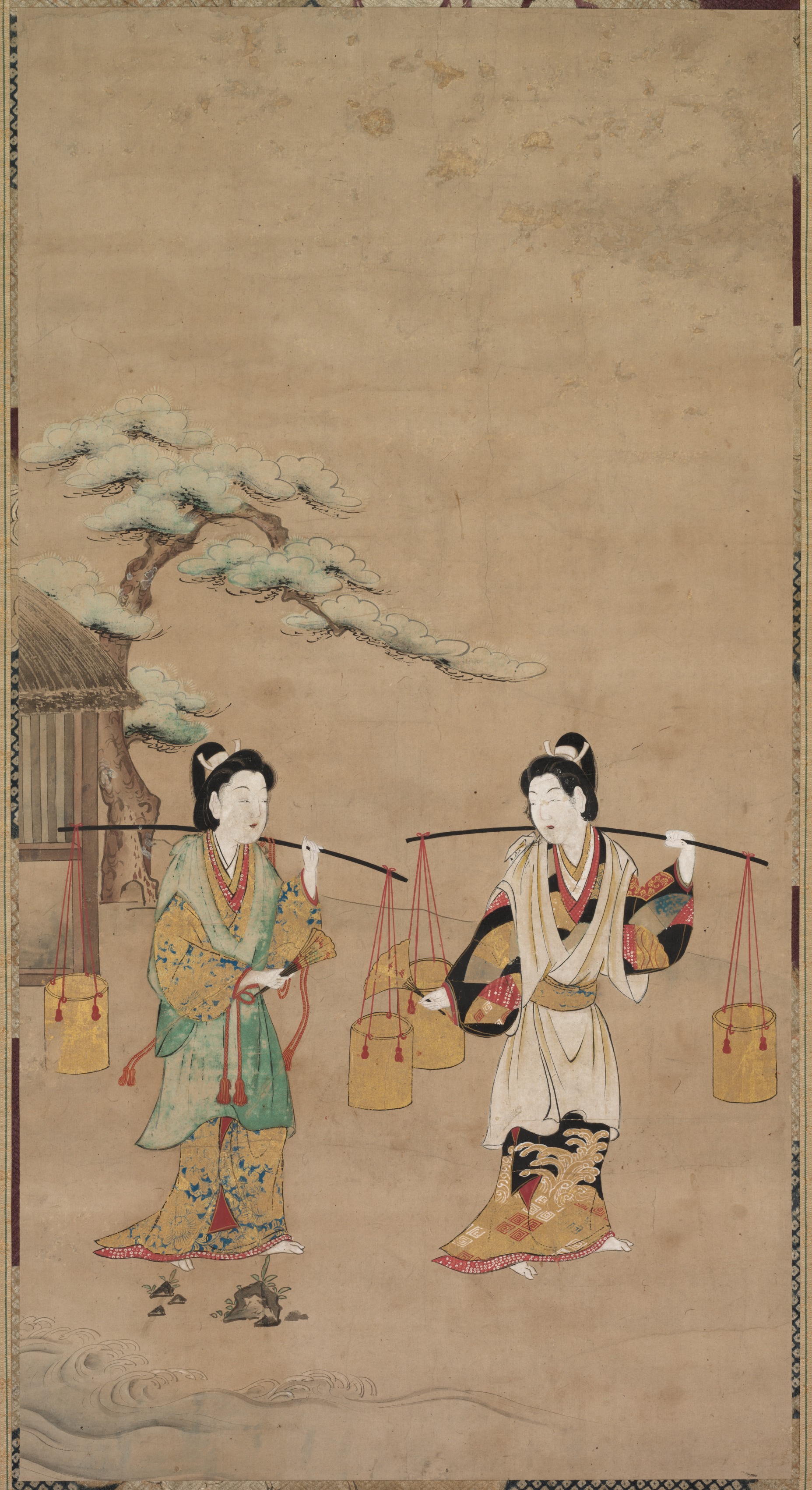 能の一場面