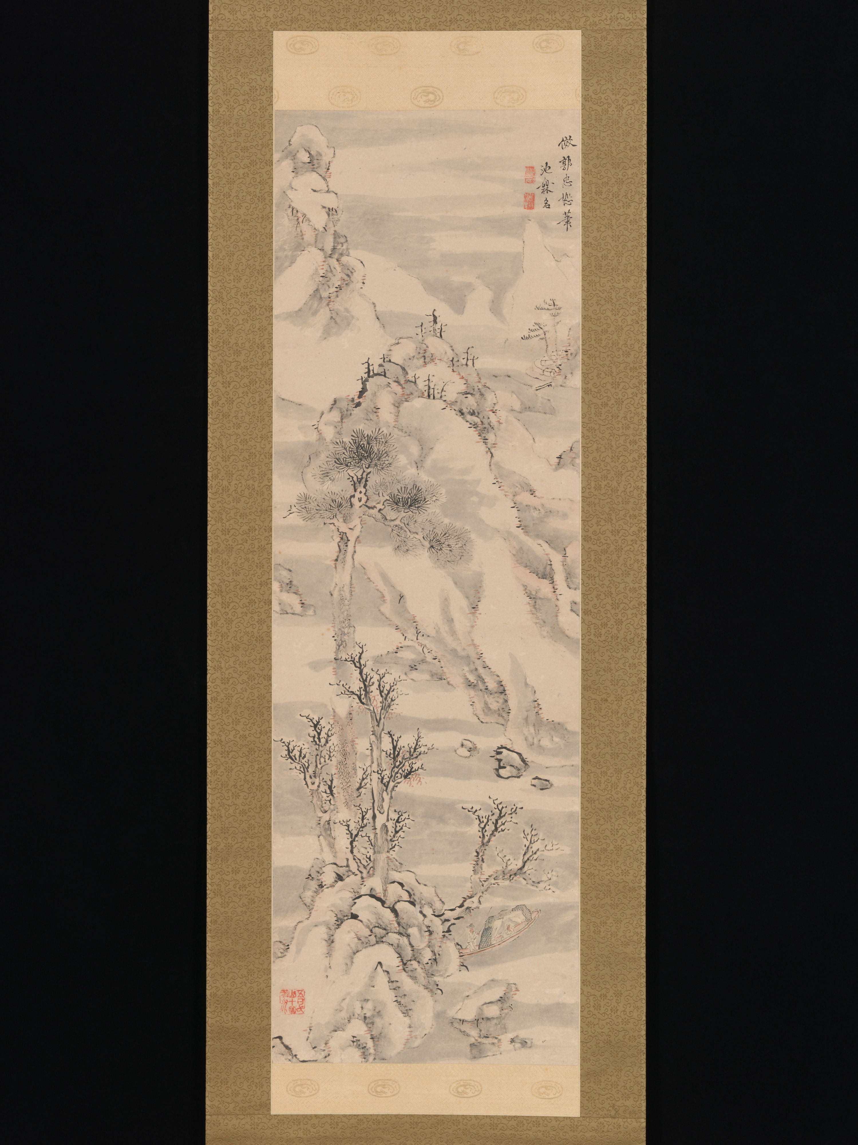郭仲舒風の冬景色