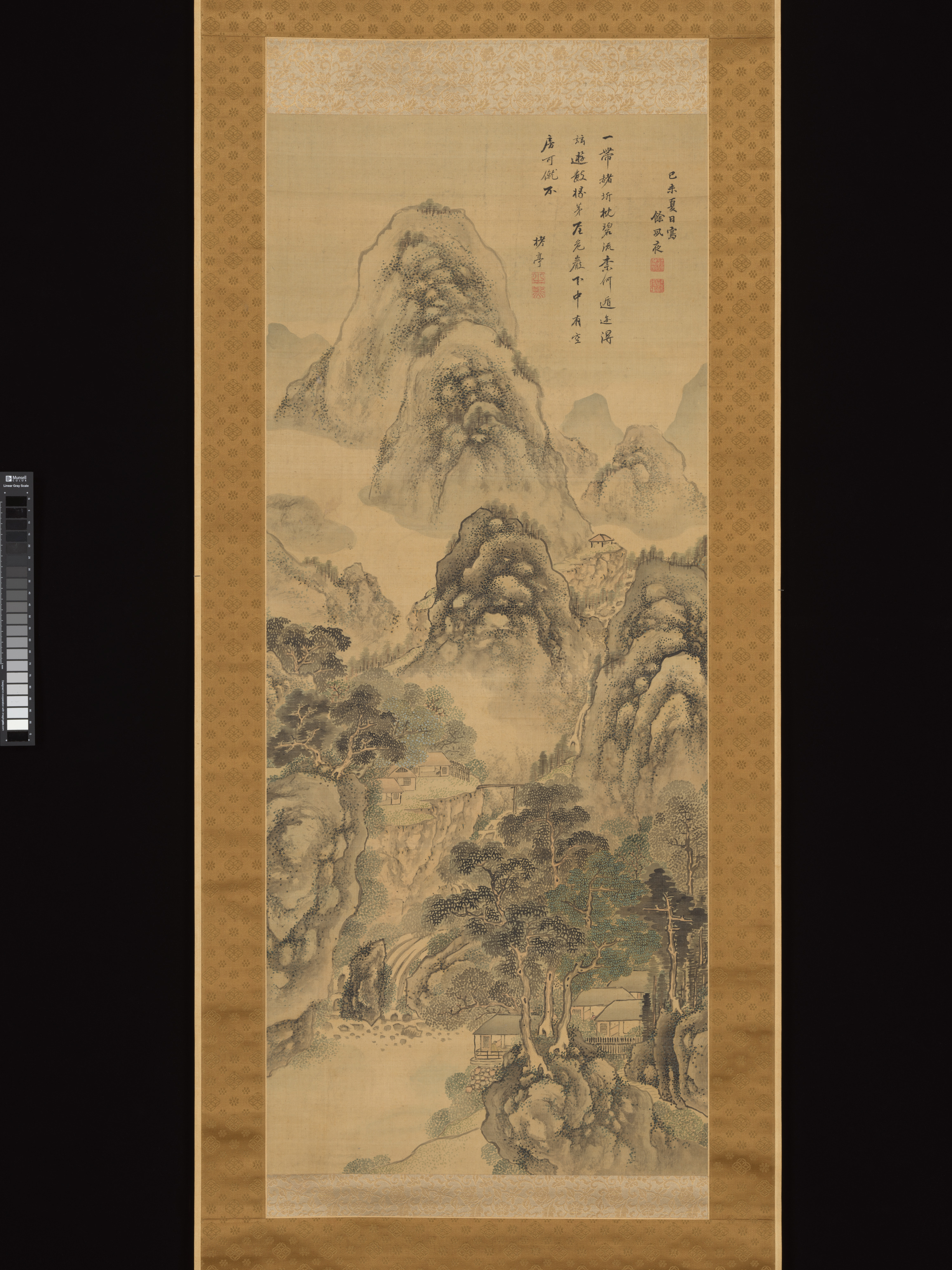 明るい色の風景