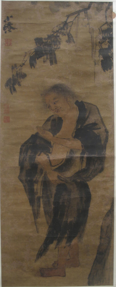 明代匿名 武魏後の漢忠烈肖像画巻|不滅の鍾離