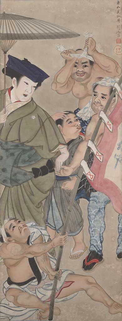 祭りの人々