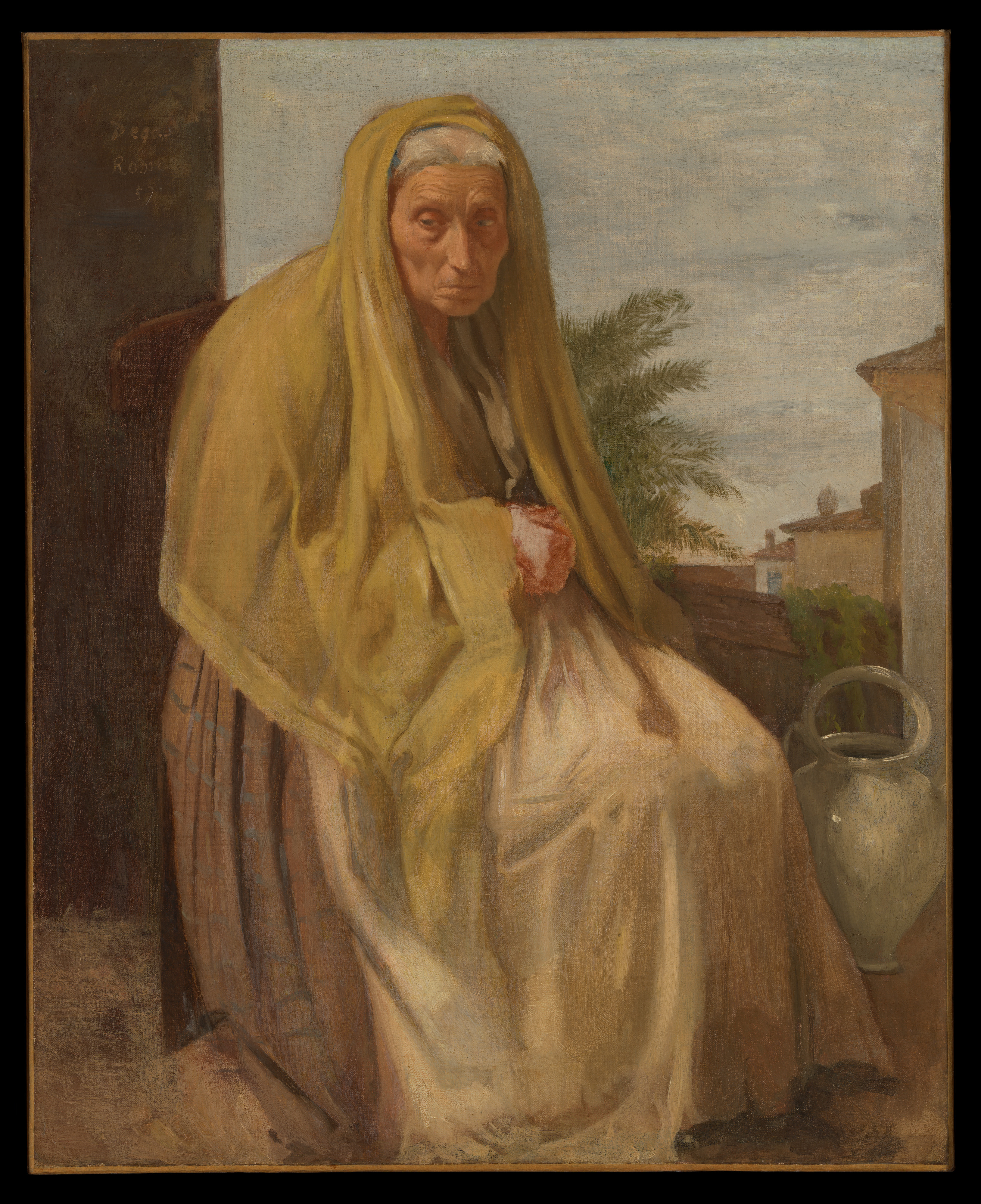 イタリアの老女