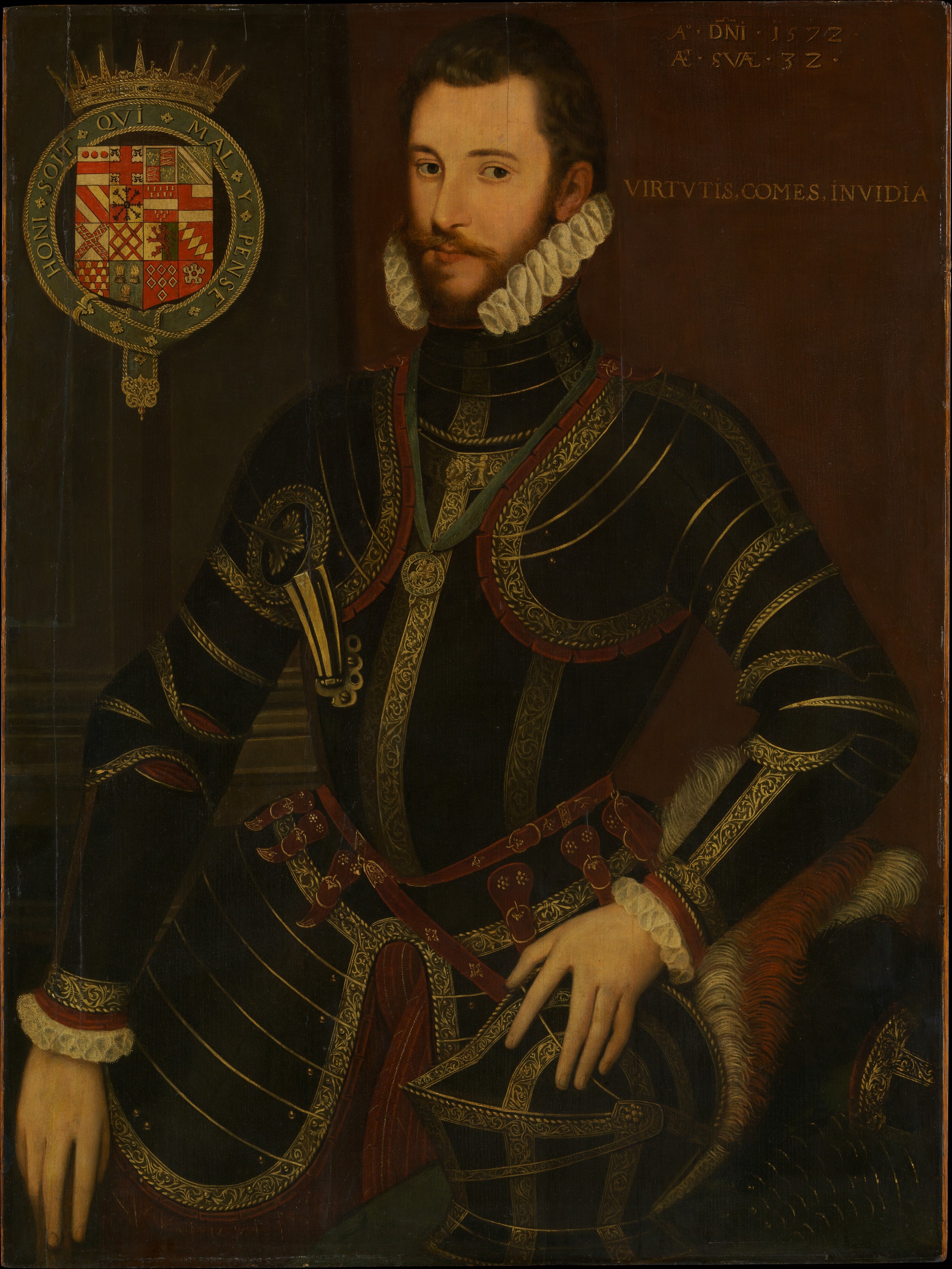 初代エセックス伯ウォルター・デヴルー（1539–1576） の肖像