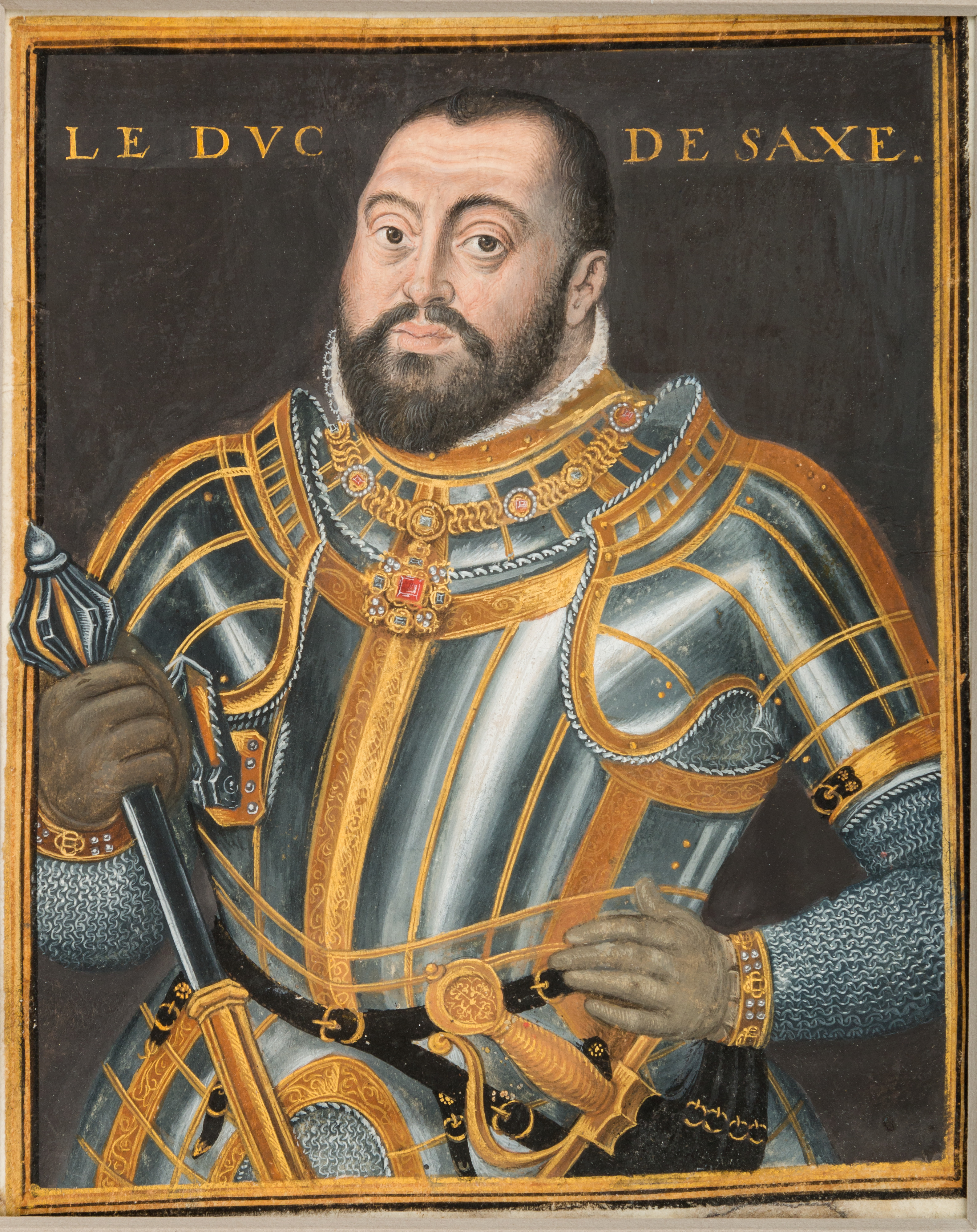 ザクセン選帝侯ヨハン・フリードリヒ 1 世（1503-1554） の肖像