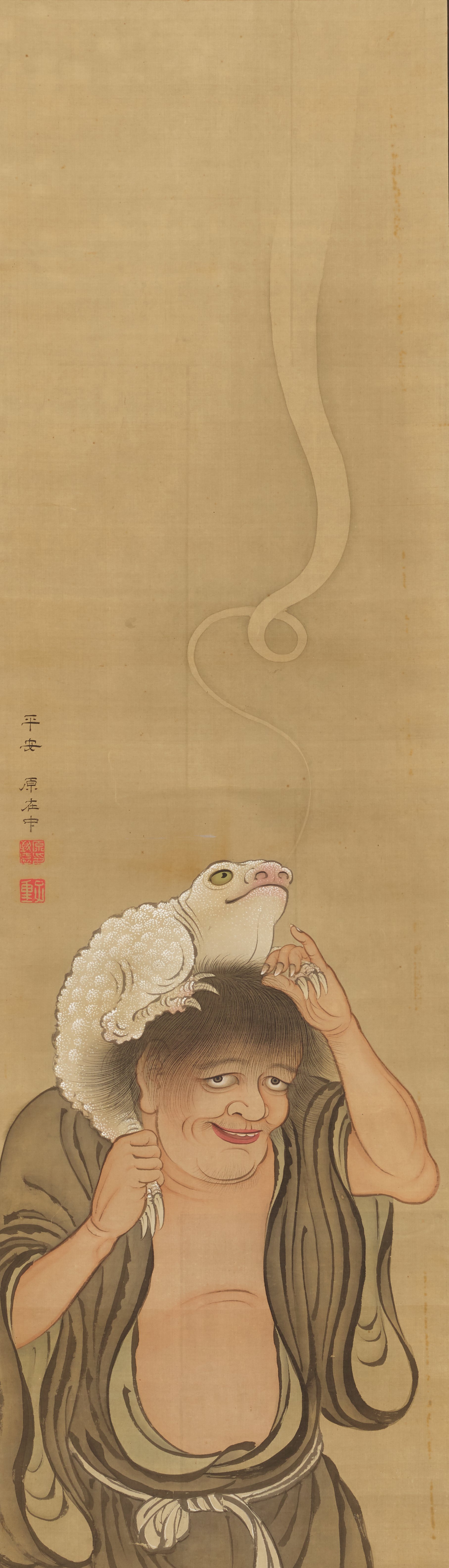 中国の仙人（一対のうち）