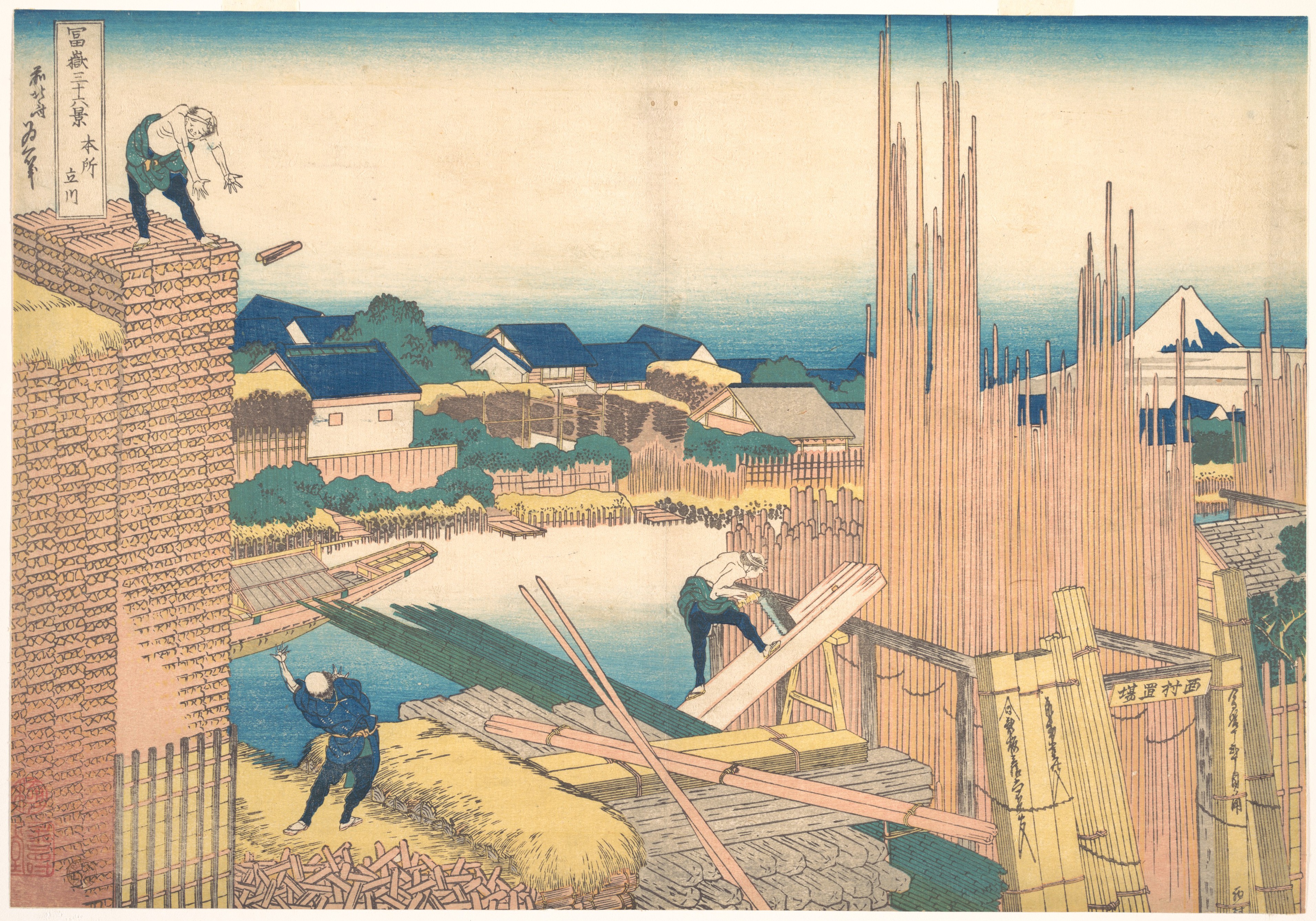 富嶽三十六景「本所立川」