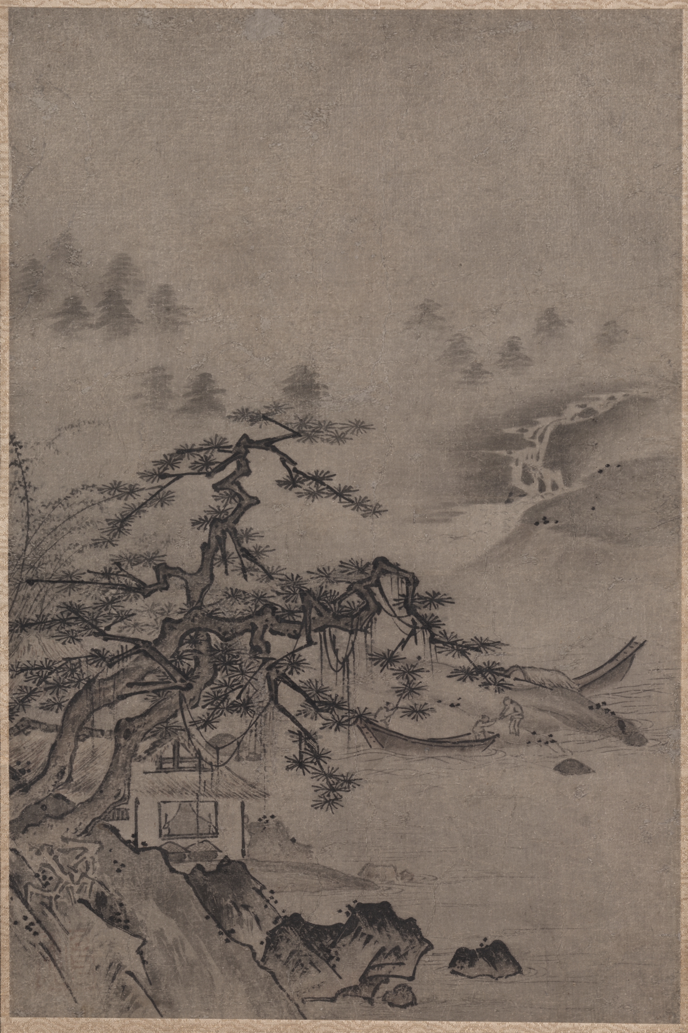 水辺の草庵