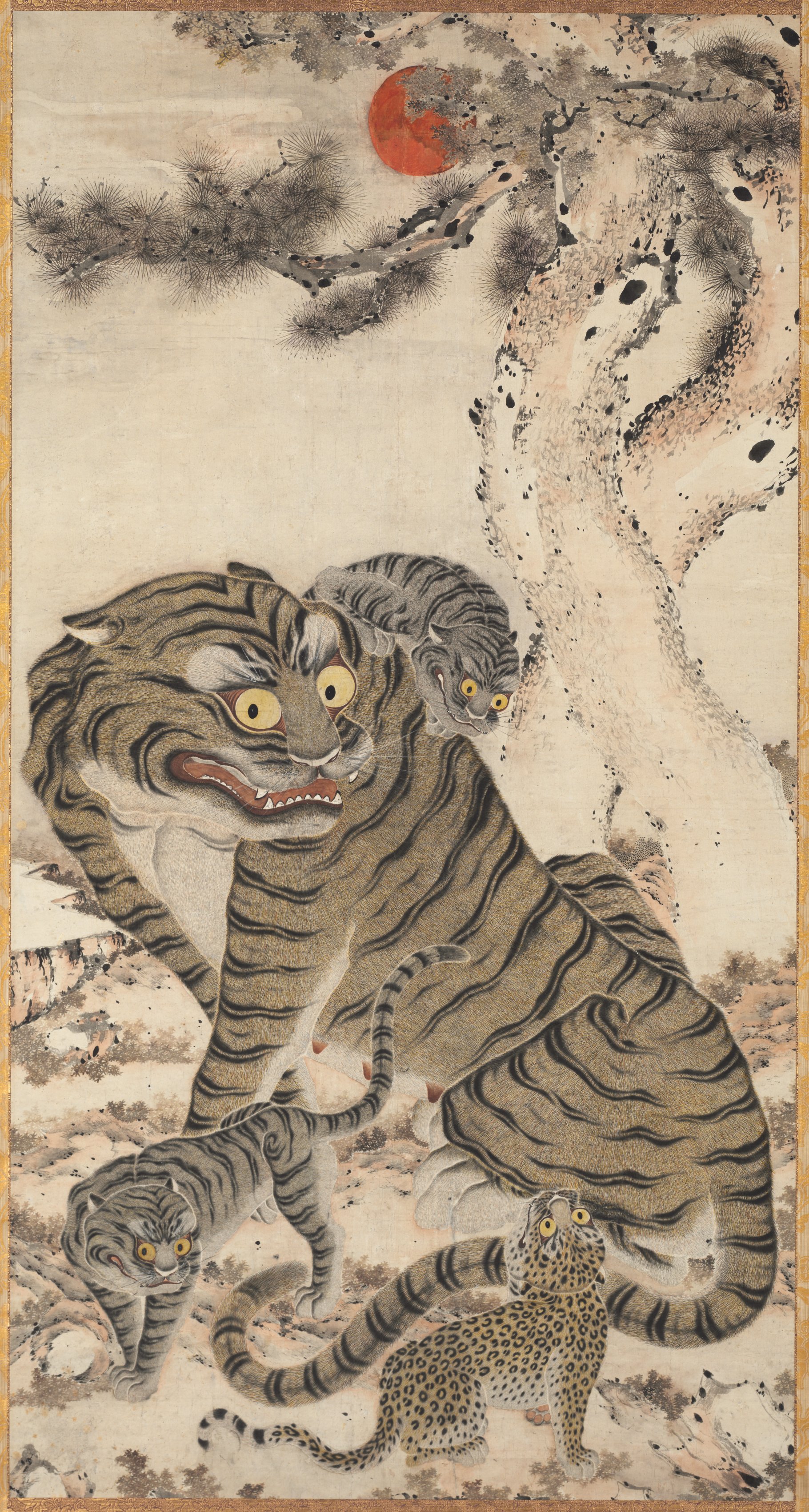 虎の親子
