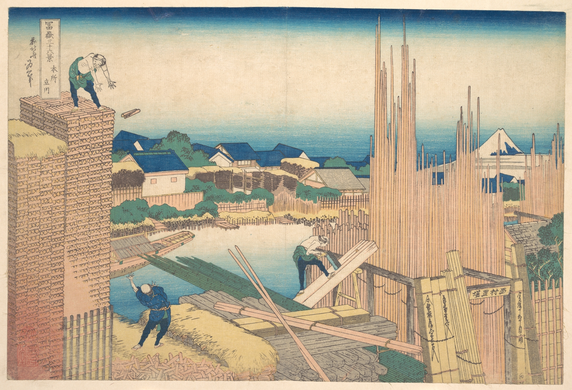 富嶽三十六景「本所立川」