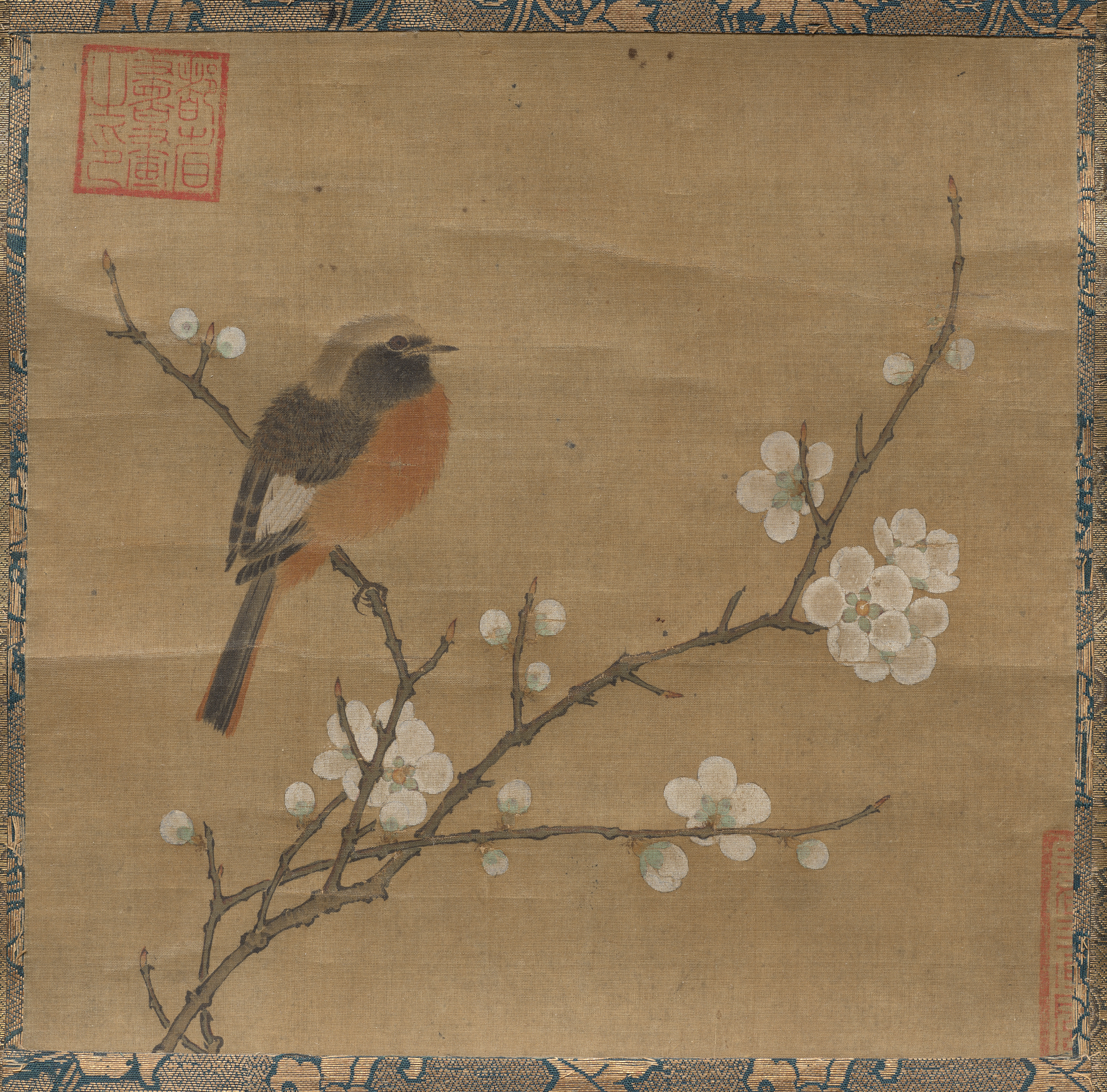 花枝の鳥