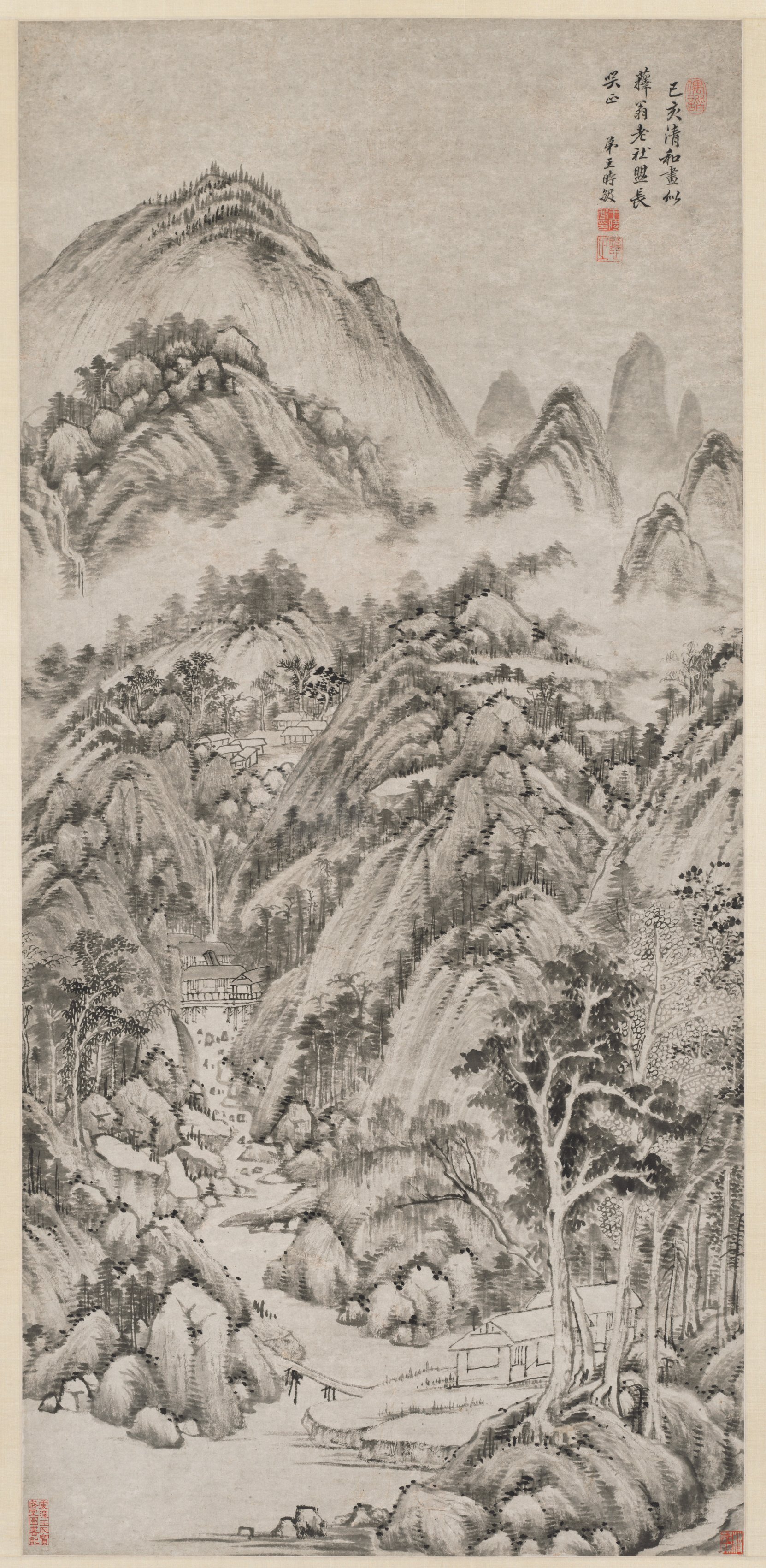 夏に抱かれた山村