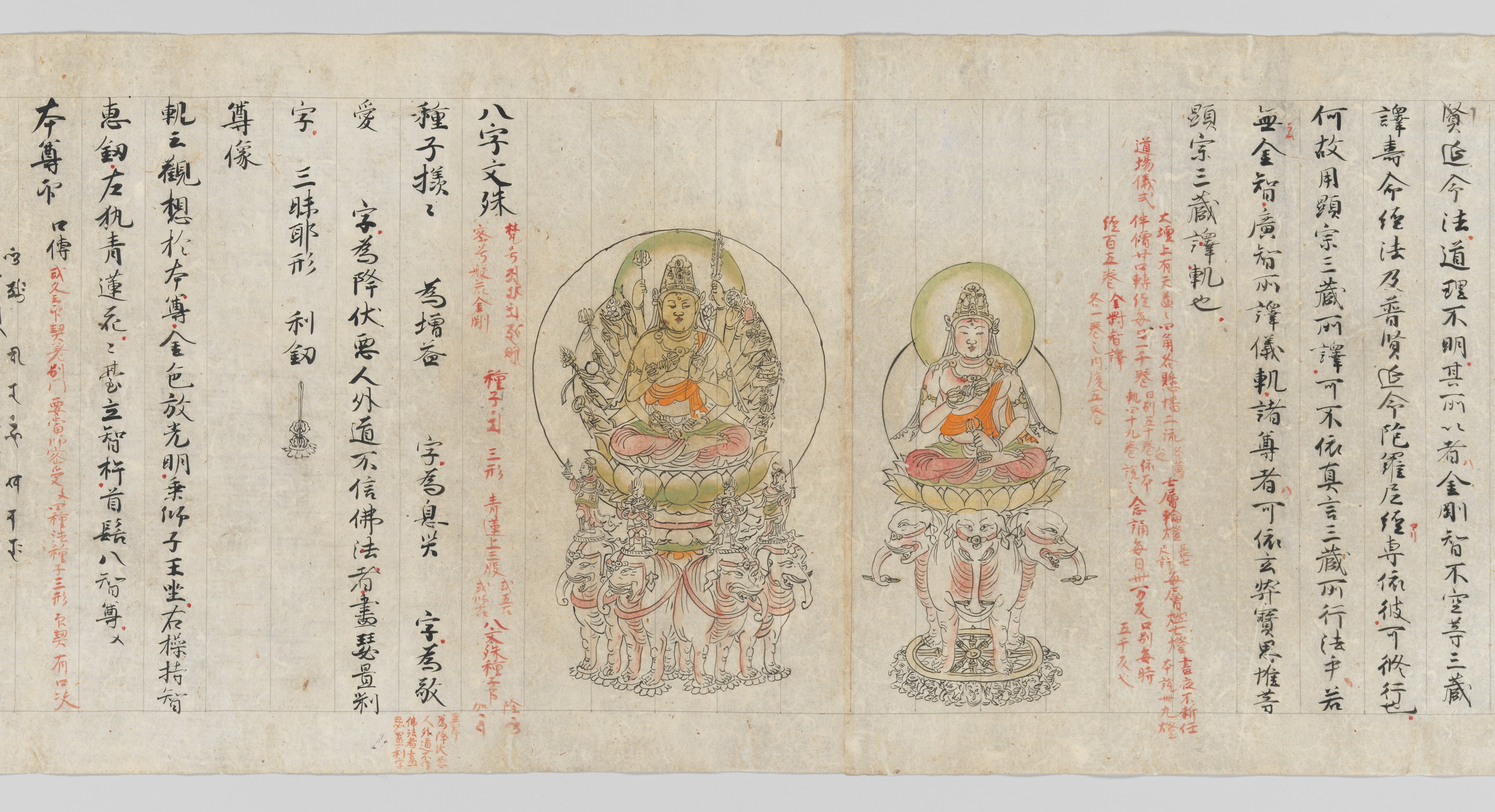 『図像抄』巻物
