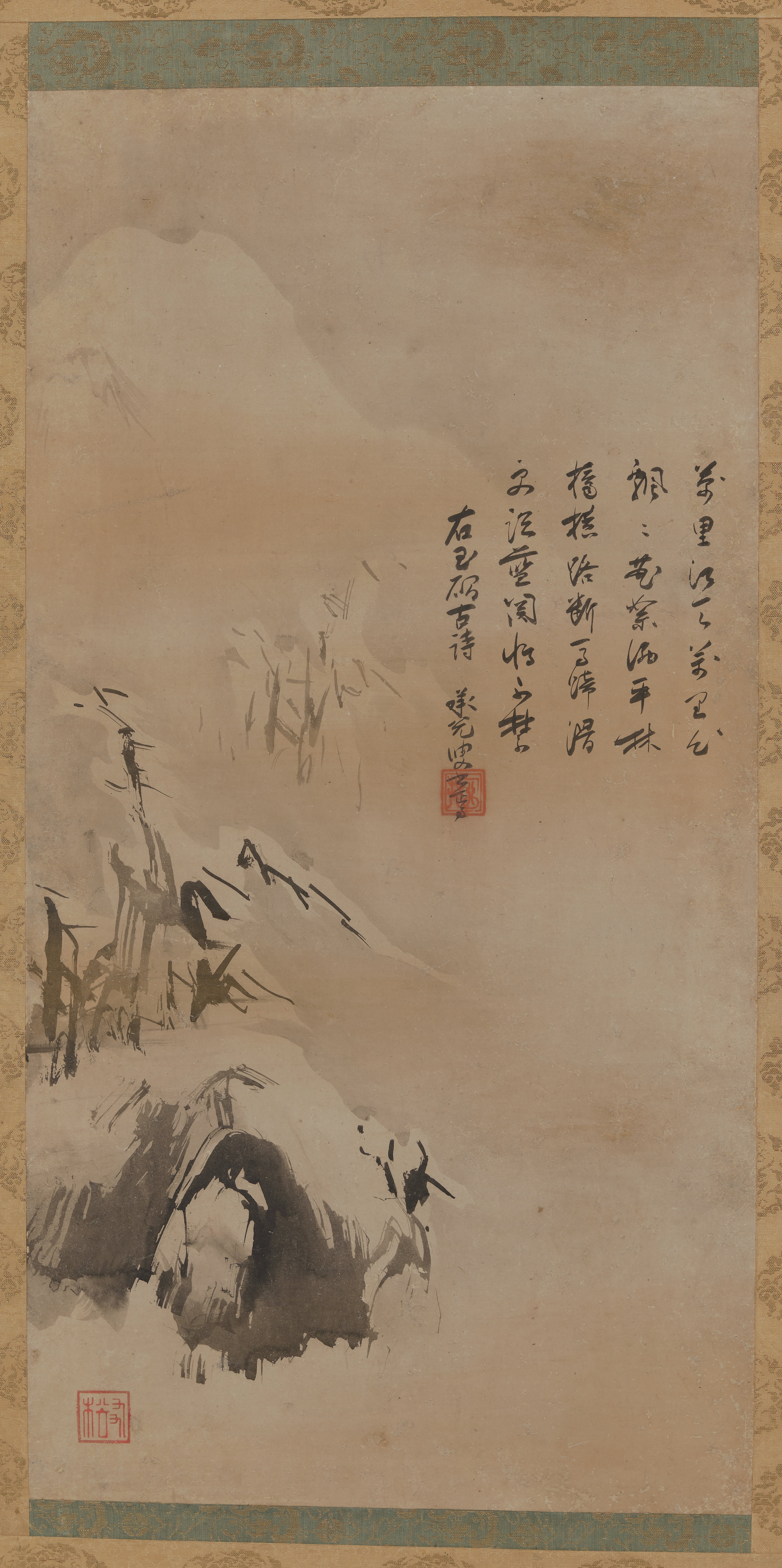 江天暮雪（瀟湘八景のうち）