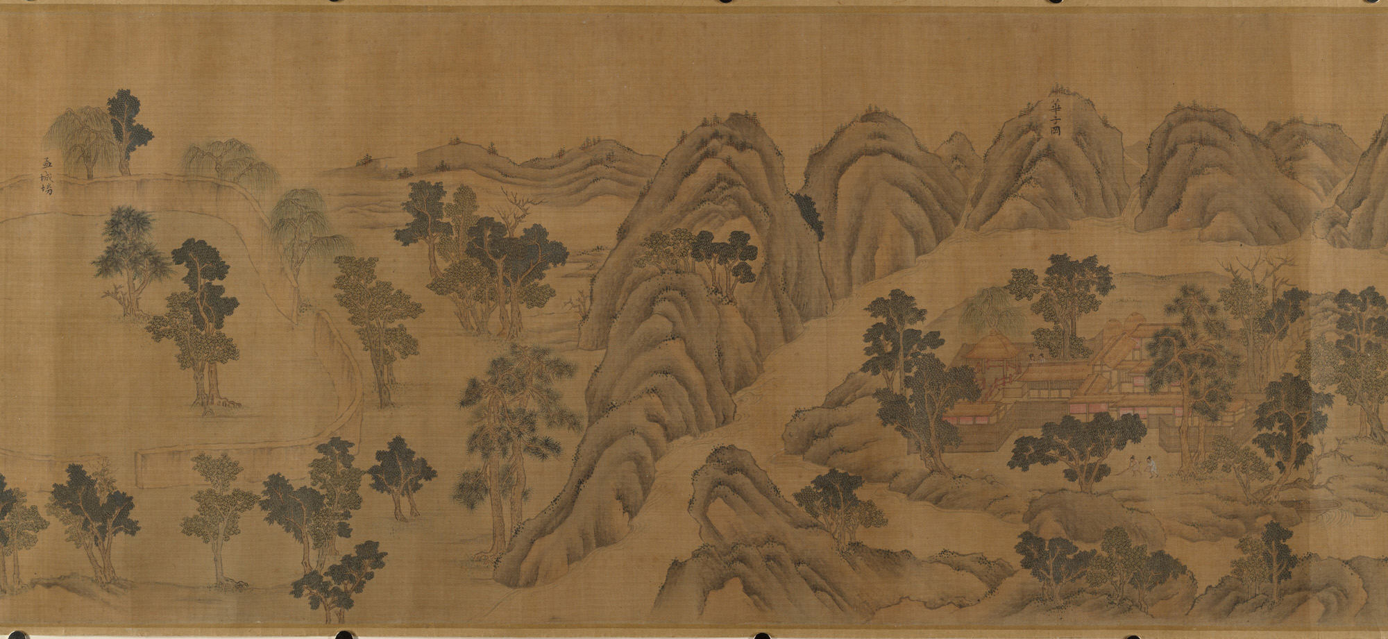 明代匿名郭忠書偽書王川絵巻 |ワンチュアン ヴィラ