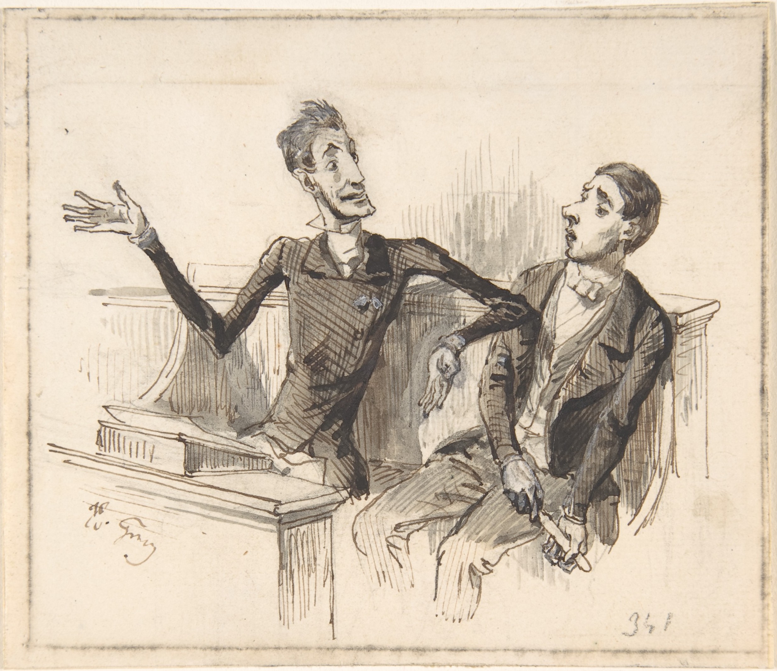 ルイ・レボー著『ジェローム・パチュロ』の挿絵（パリ、1846年）