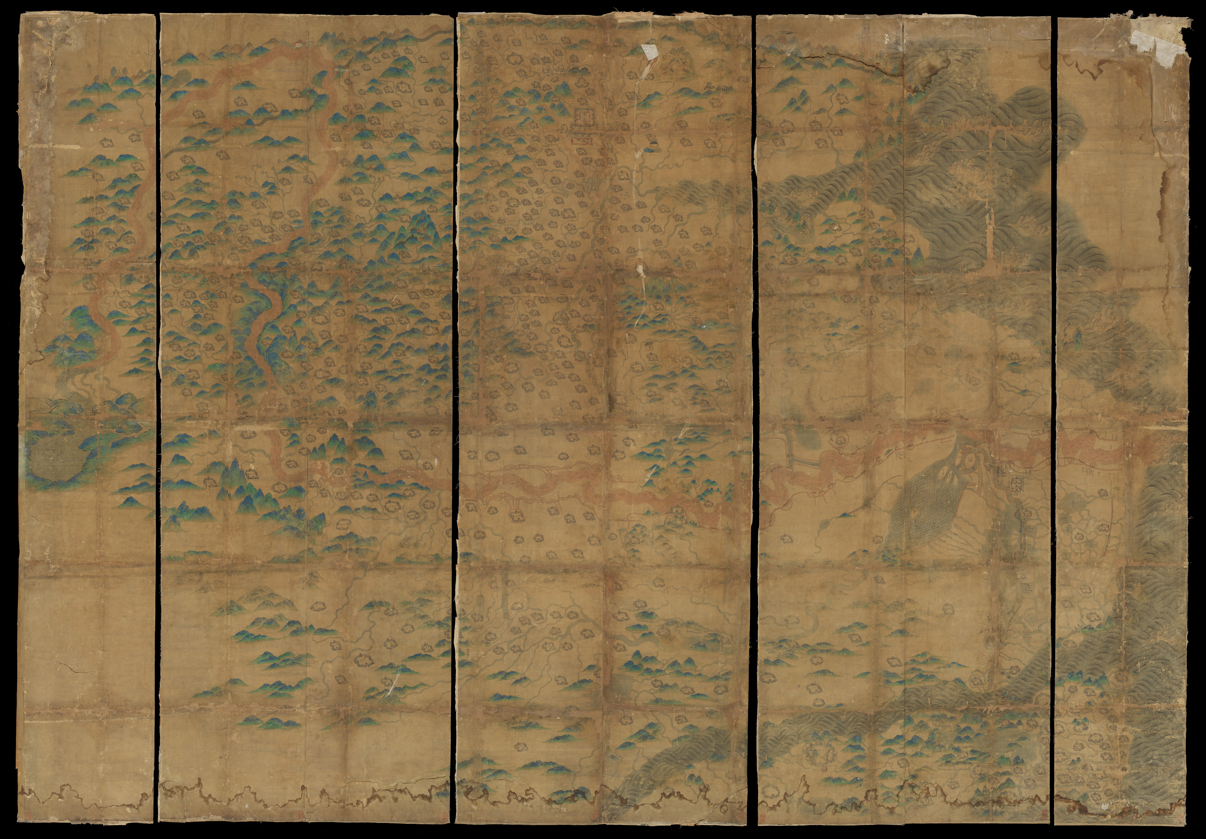 清の匿名中国地図画面|中国の地図
