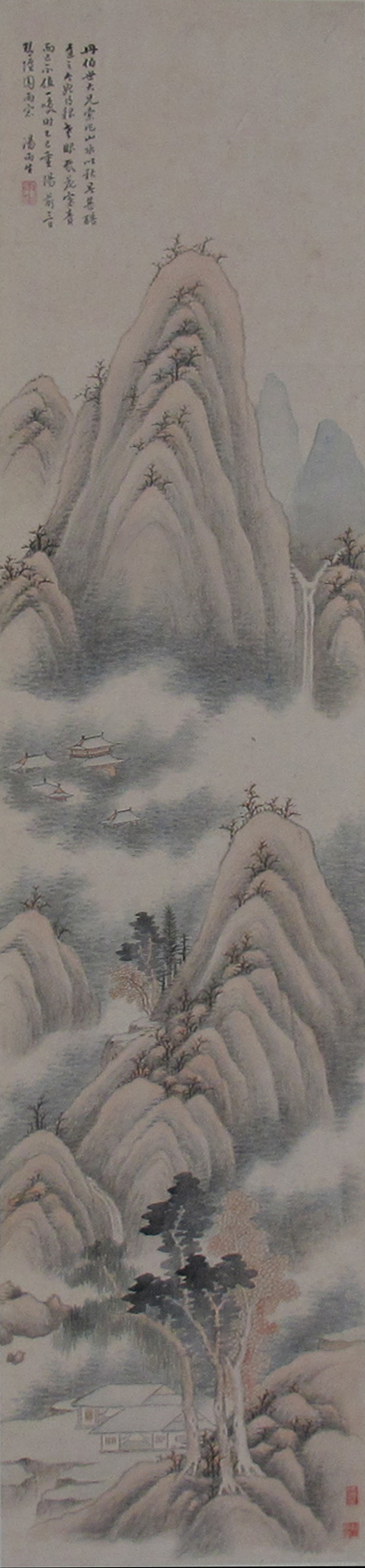 清朝唐宜芬風景軸|風景