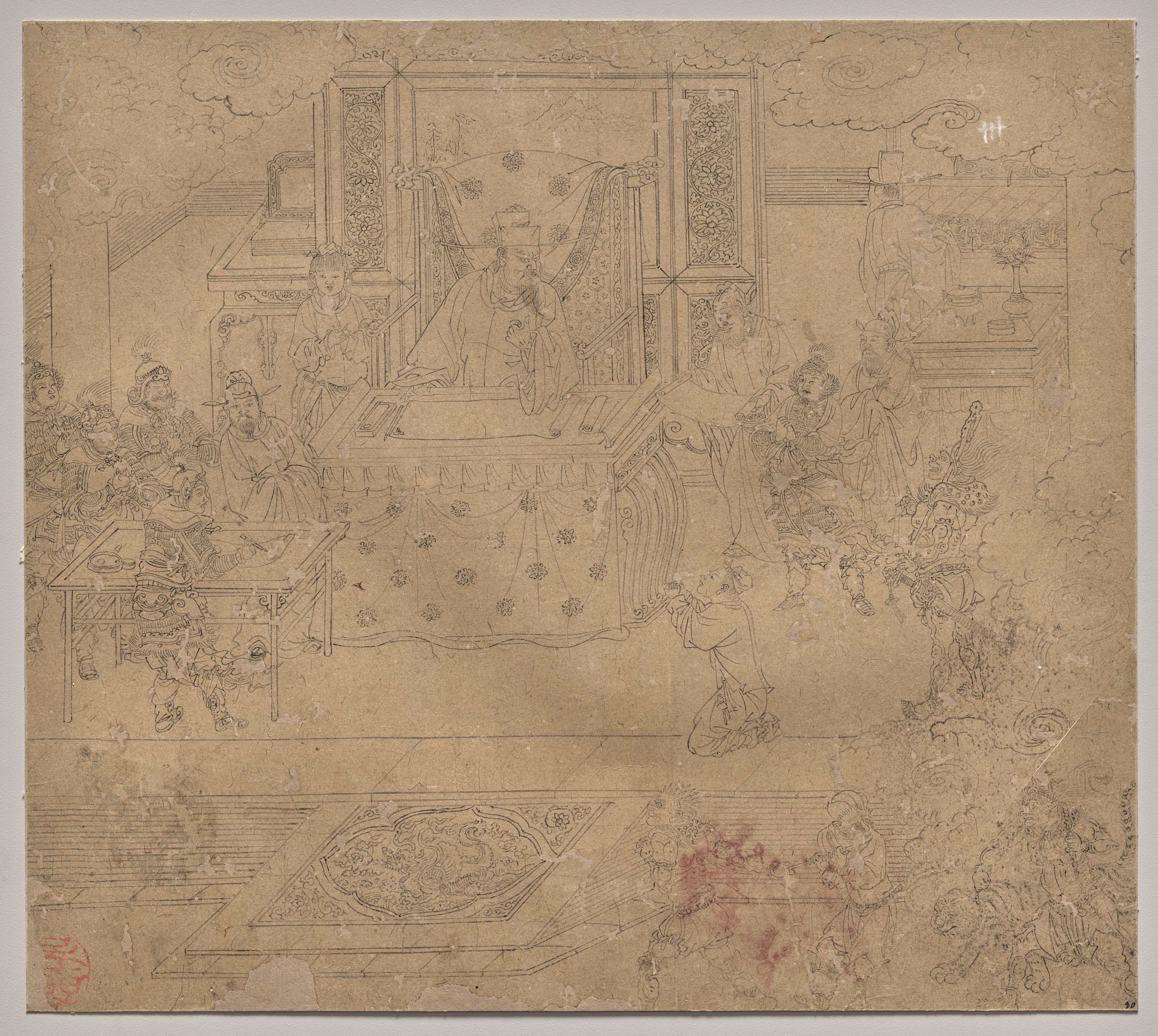 道釈画冊：十王 第30図