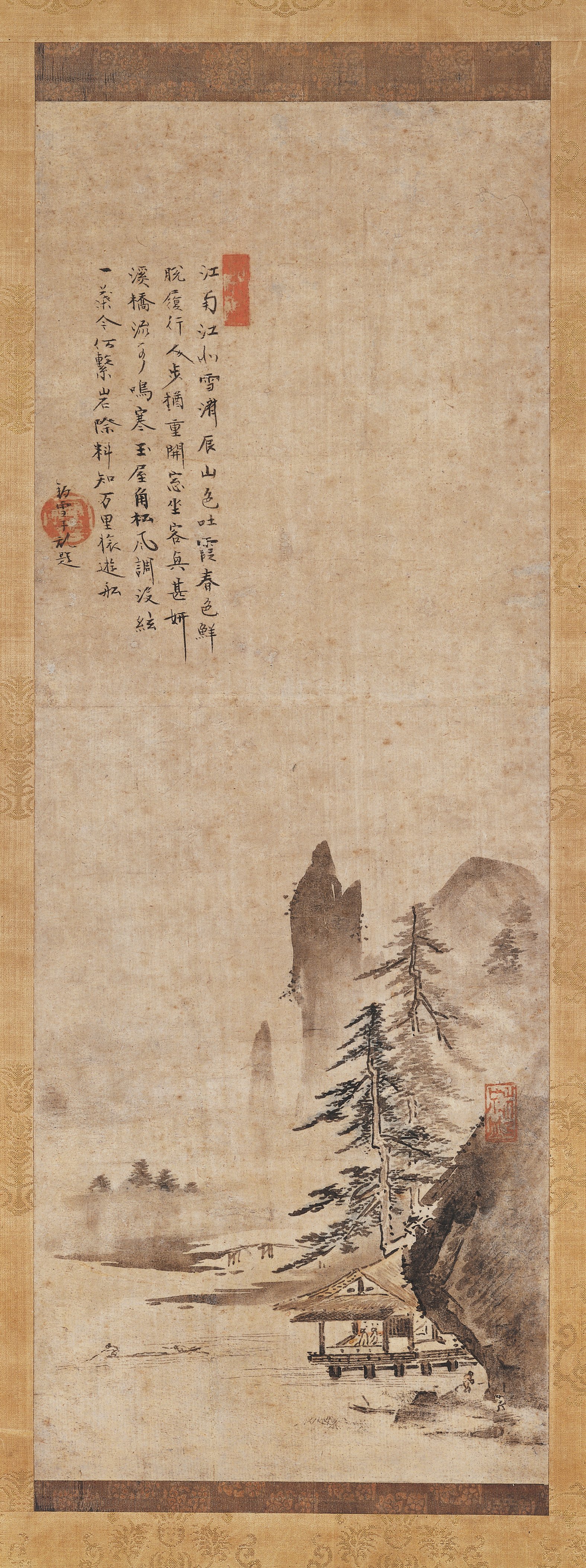 早春山水