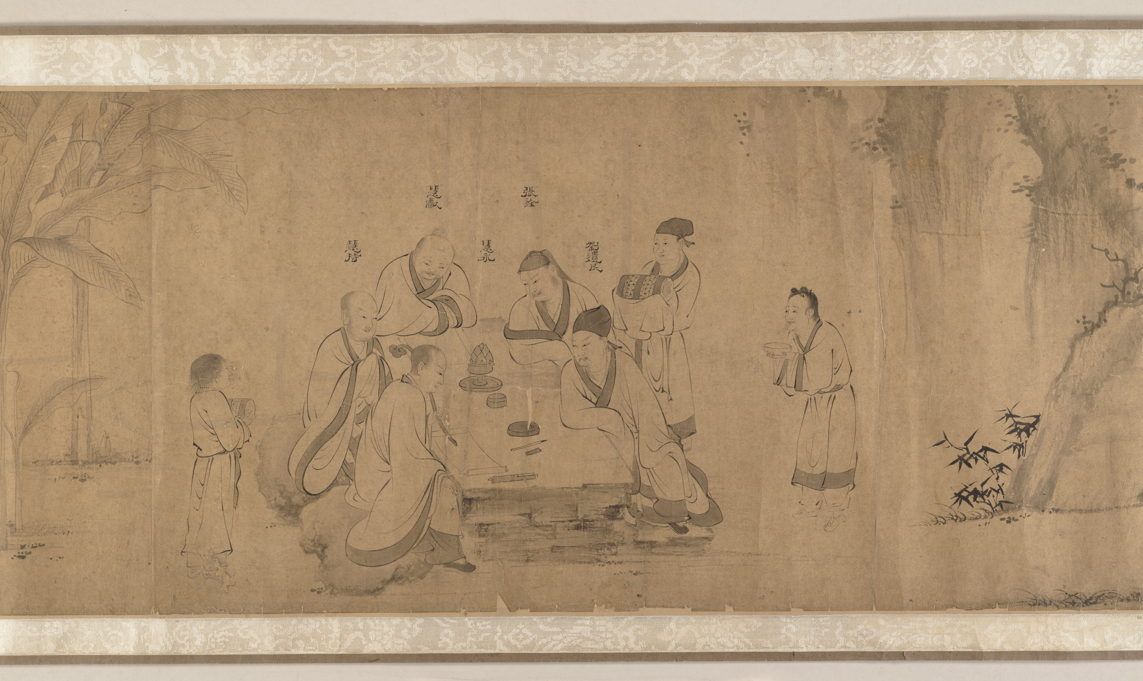 明代匿名李公林偽造白蓮協会絵巻 |白蓮協会
