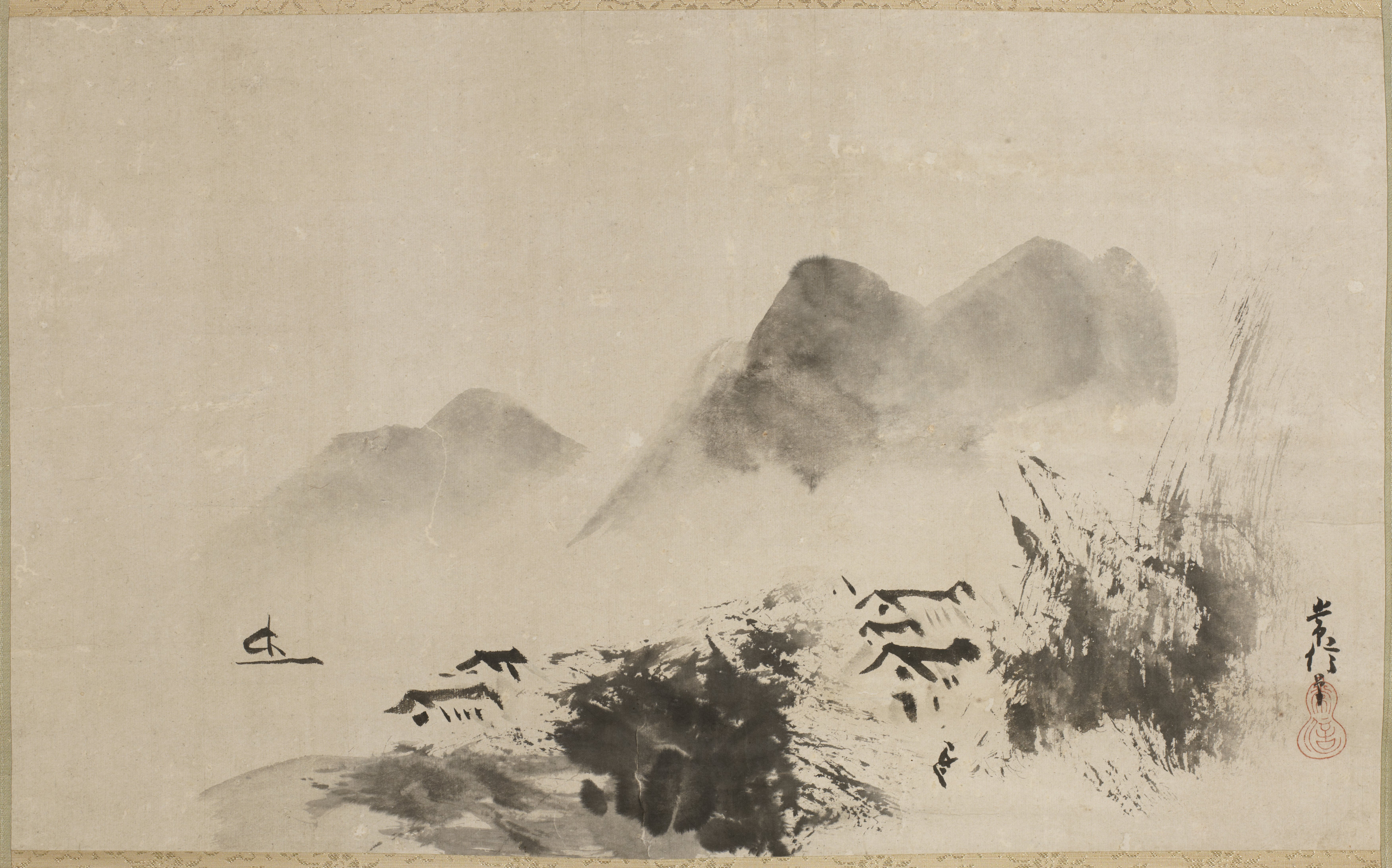 溌墨山水
