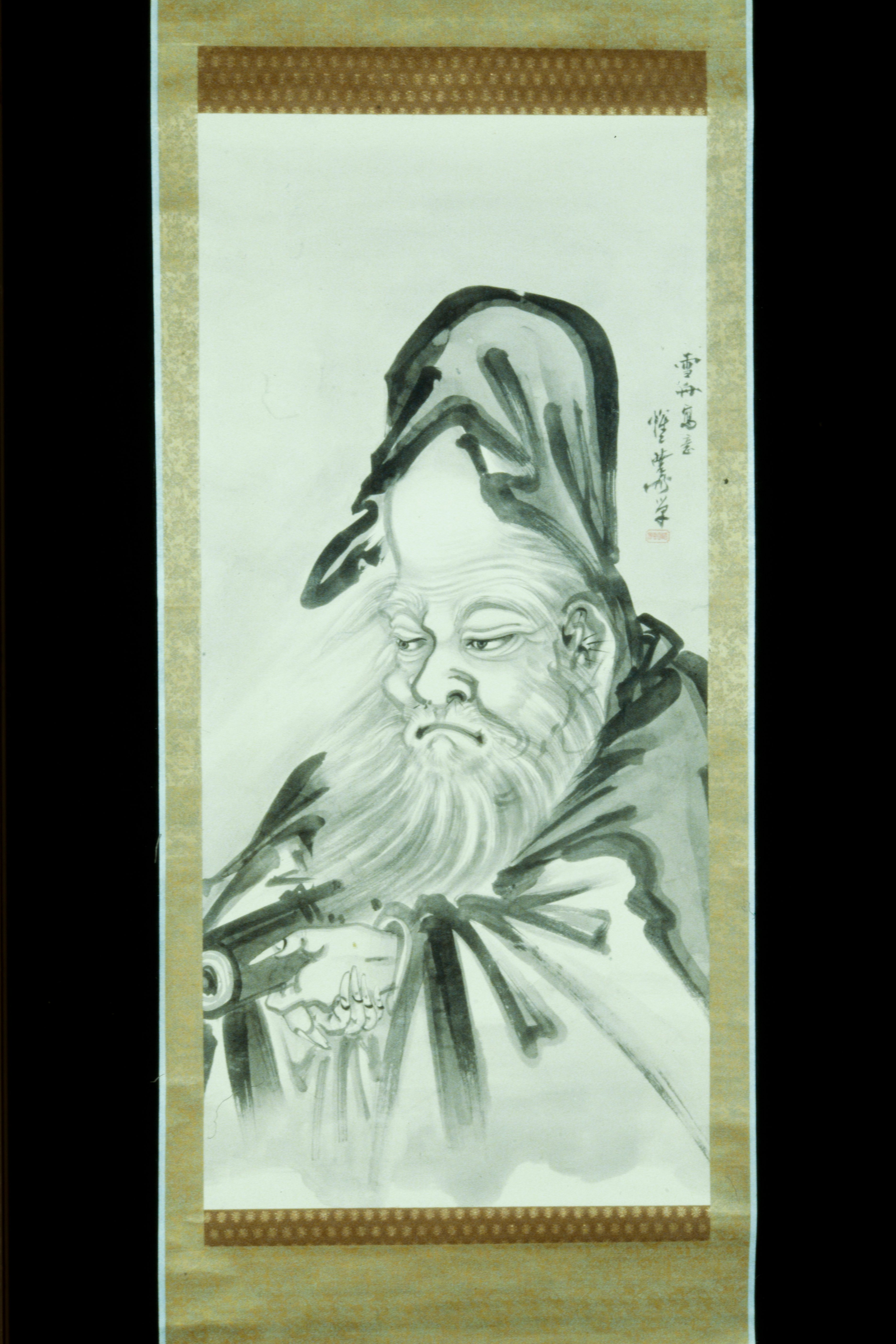 寿老人（三幅対の中幅）