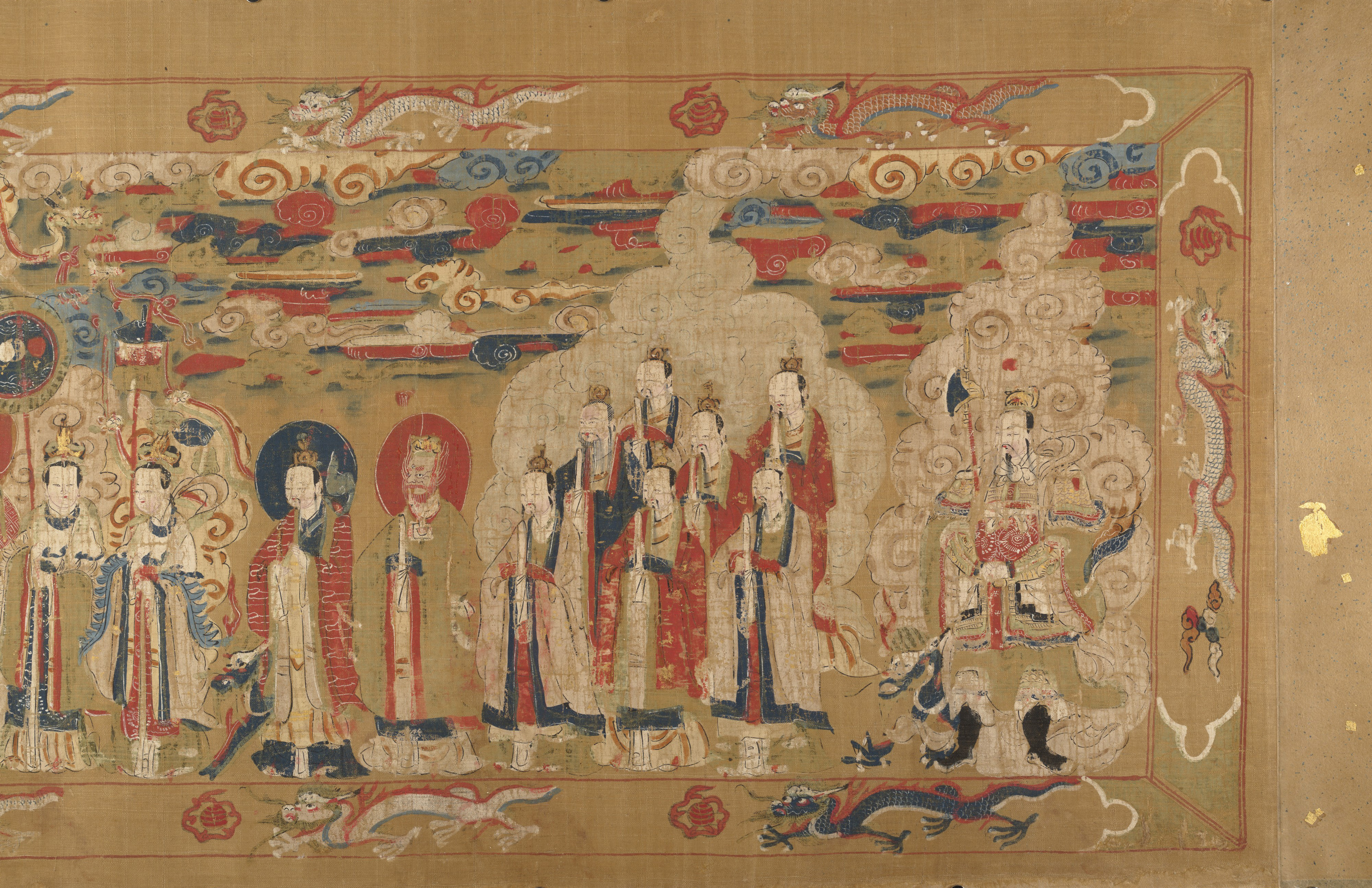 明代の李忠の匿名列聖巻物