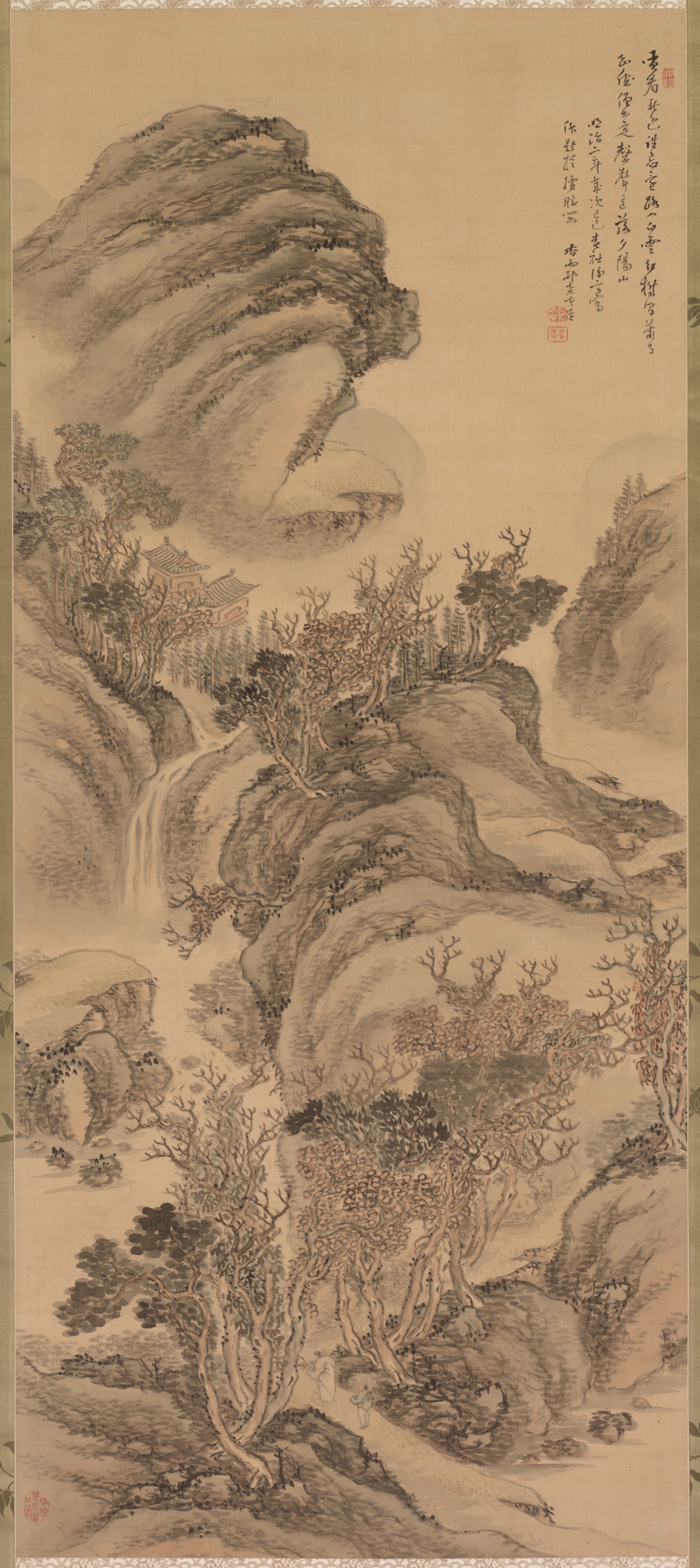 秋山夕照