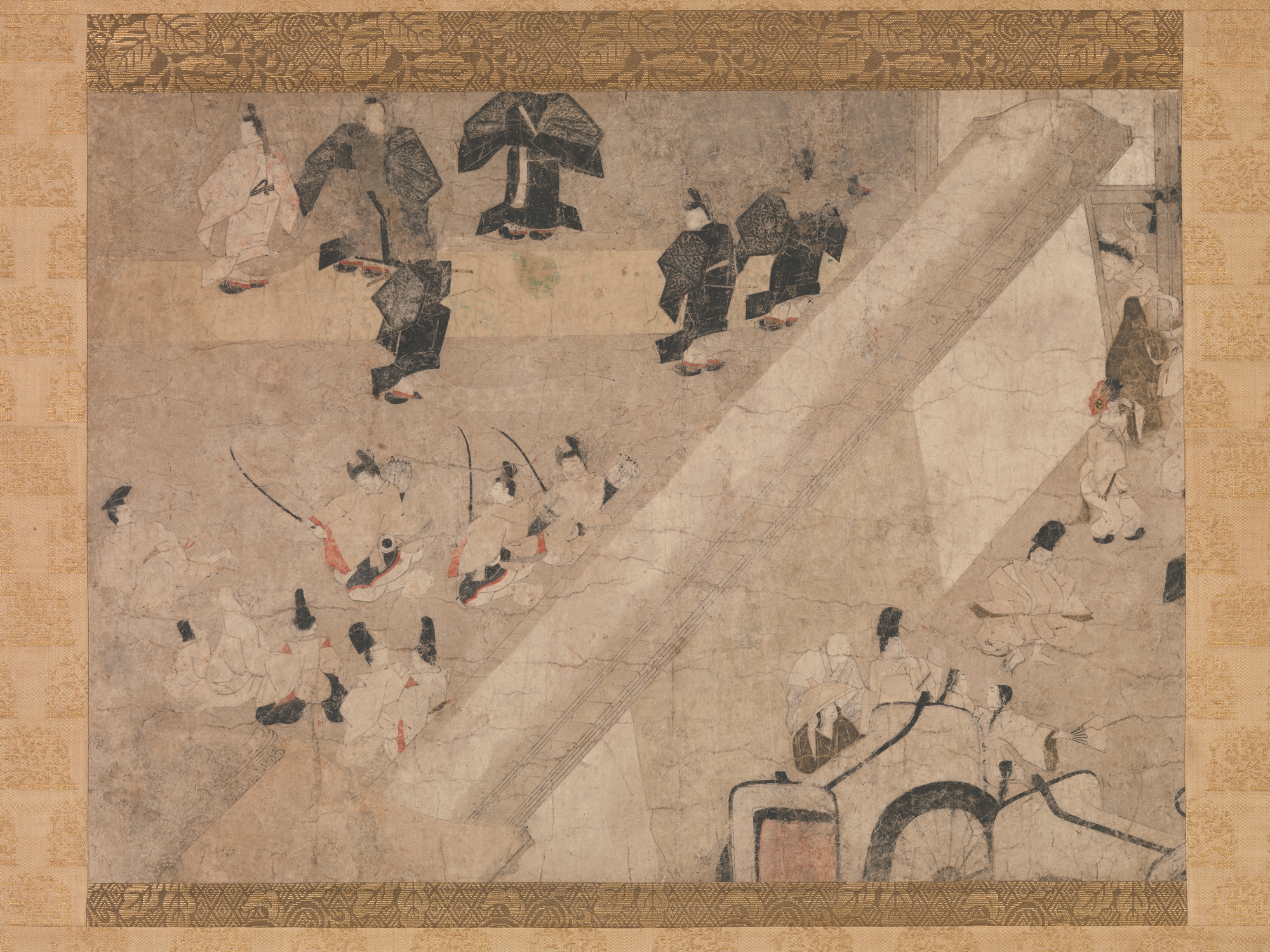 『花福物語』より「賀陽の院大競馬行幸」