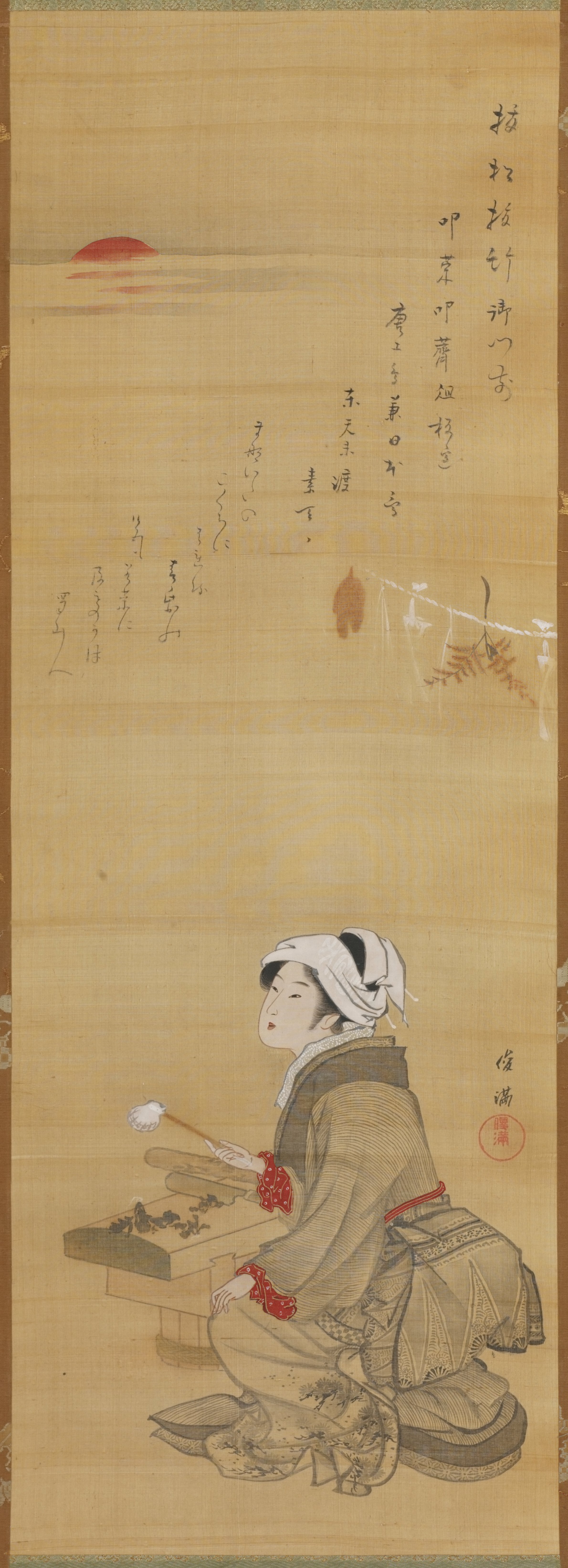 七草粥の支度