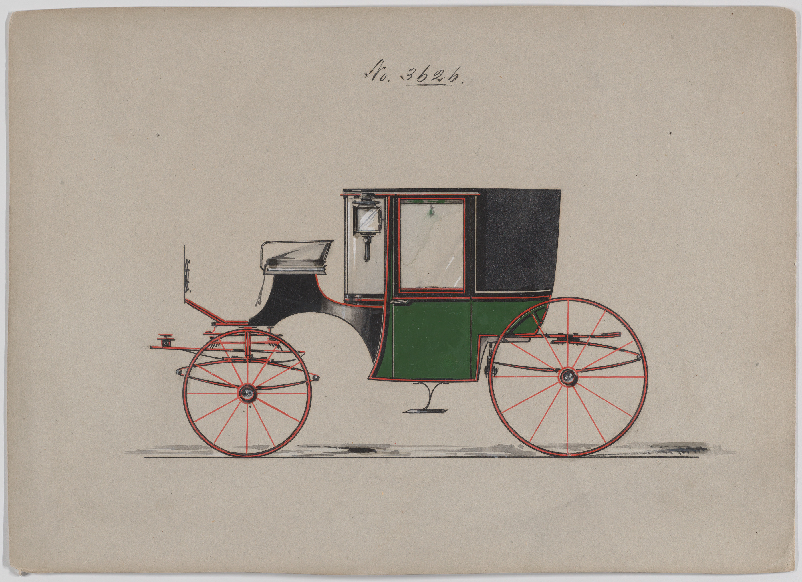 クーペ用のデザイン、No. 3625