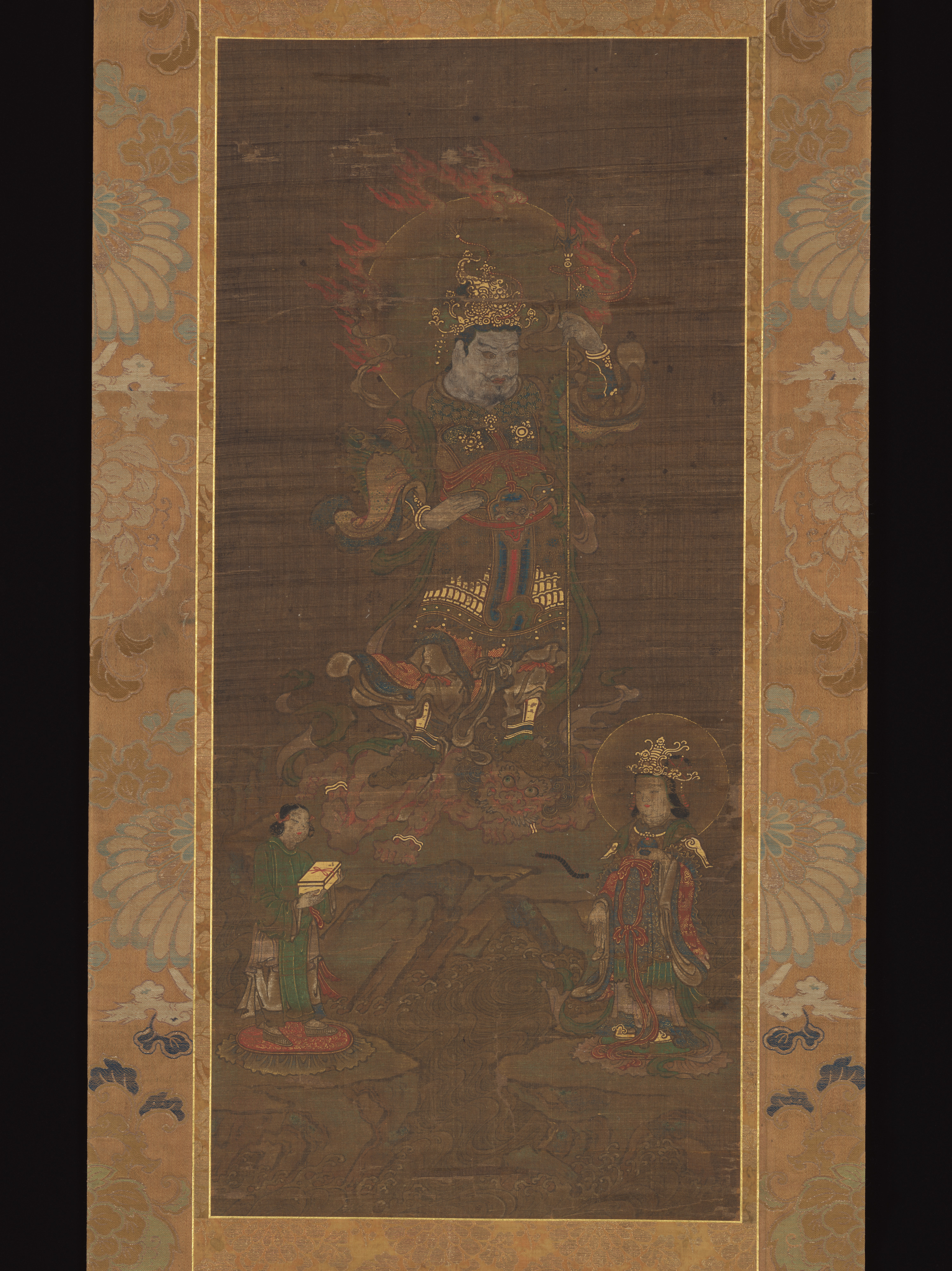 鞍馬山曼荼羅 毘沙門天三尊 |鞍馬山曼荼羅 毘沙門天三尊像