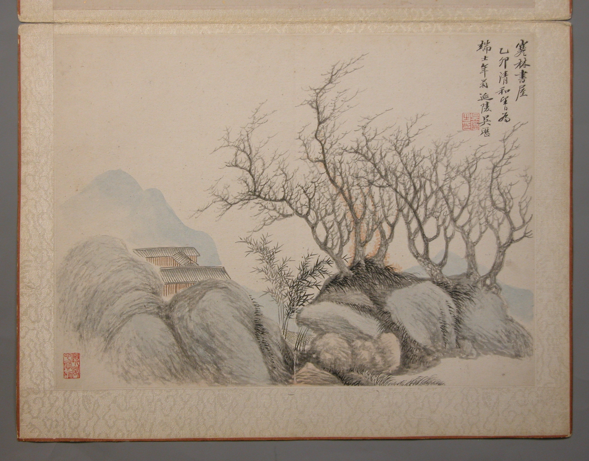 王奎のために描かれた清朝の風景