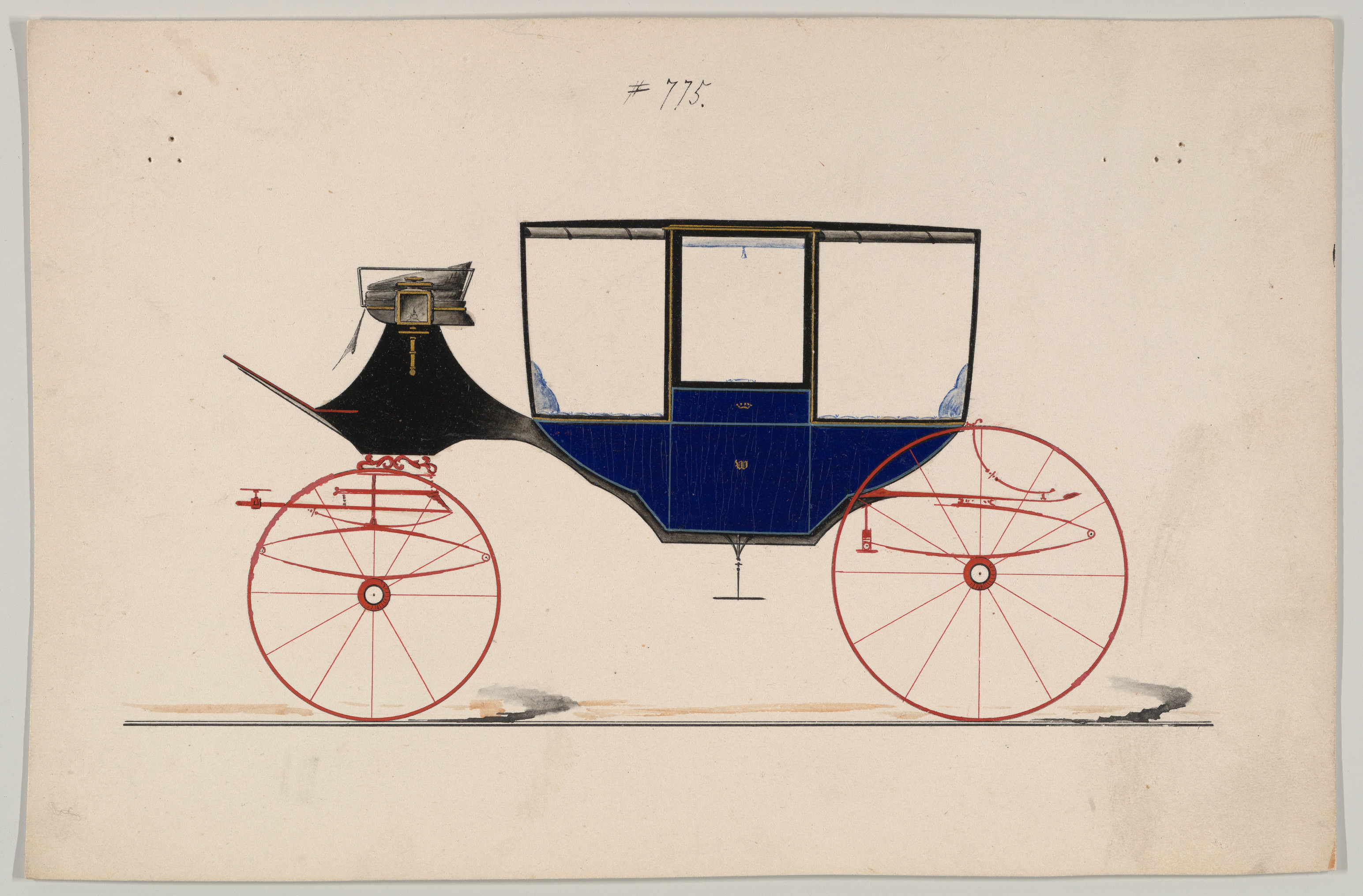カーテン馬車 #775