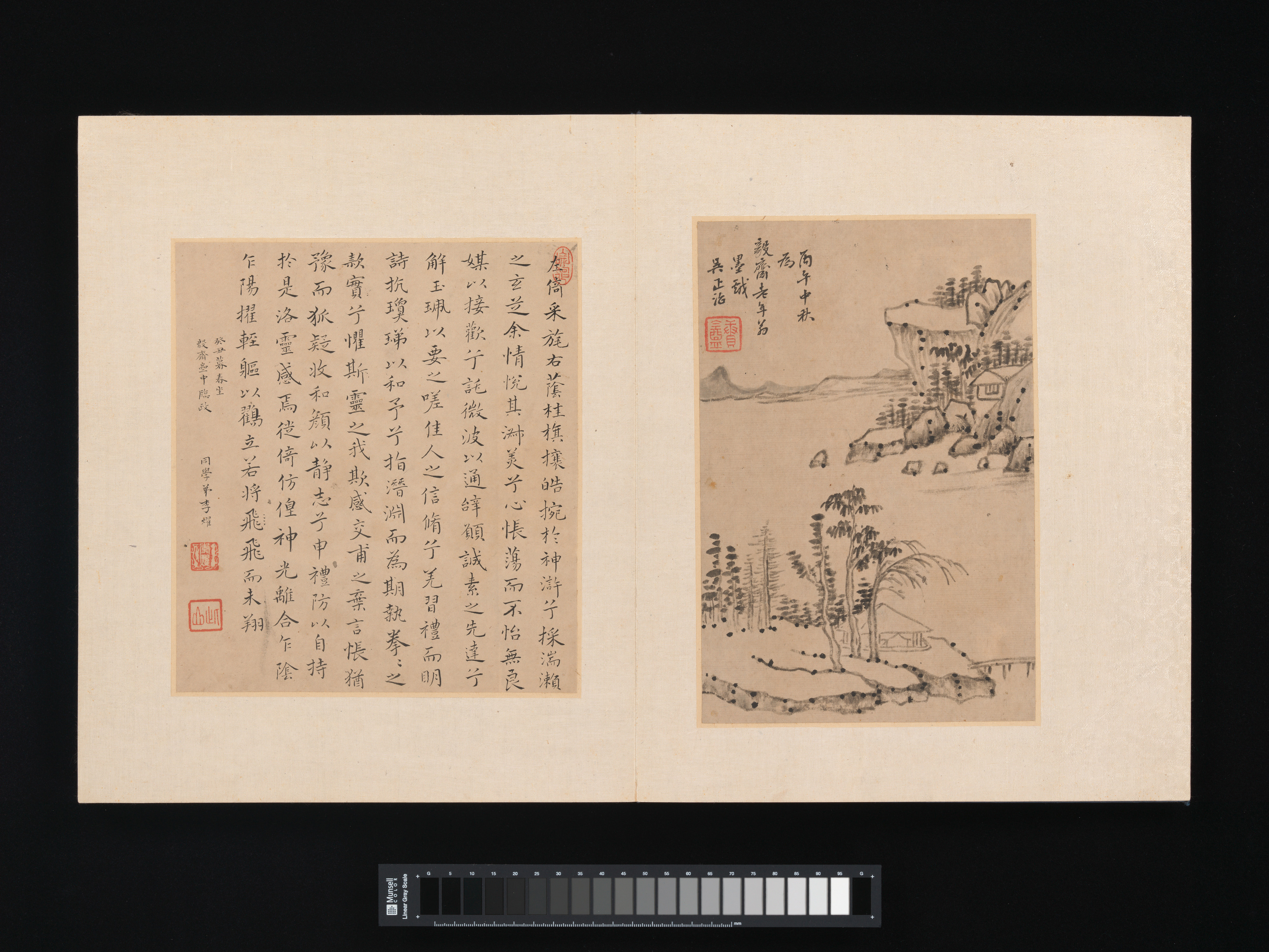 清代の著名な画家による書画アルバム|毛書のための書画アルバム