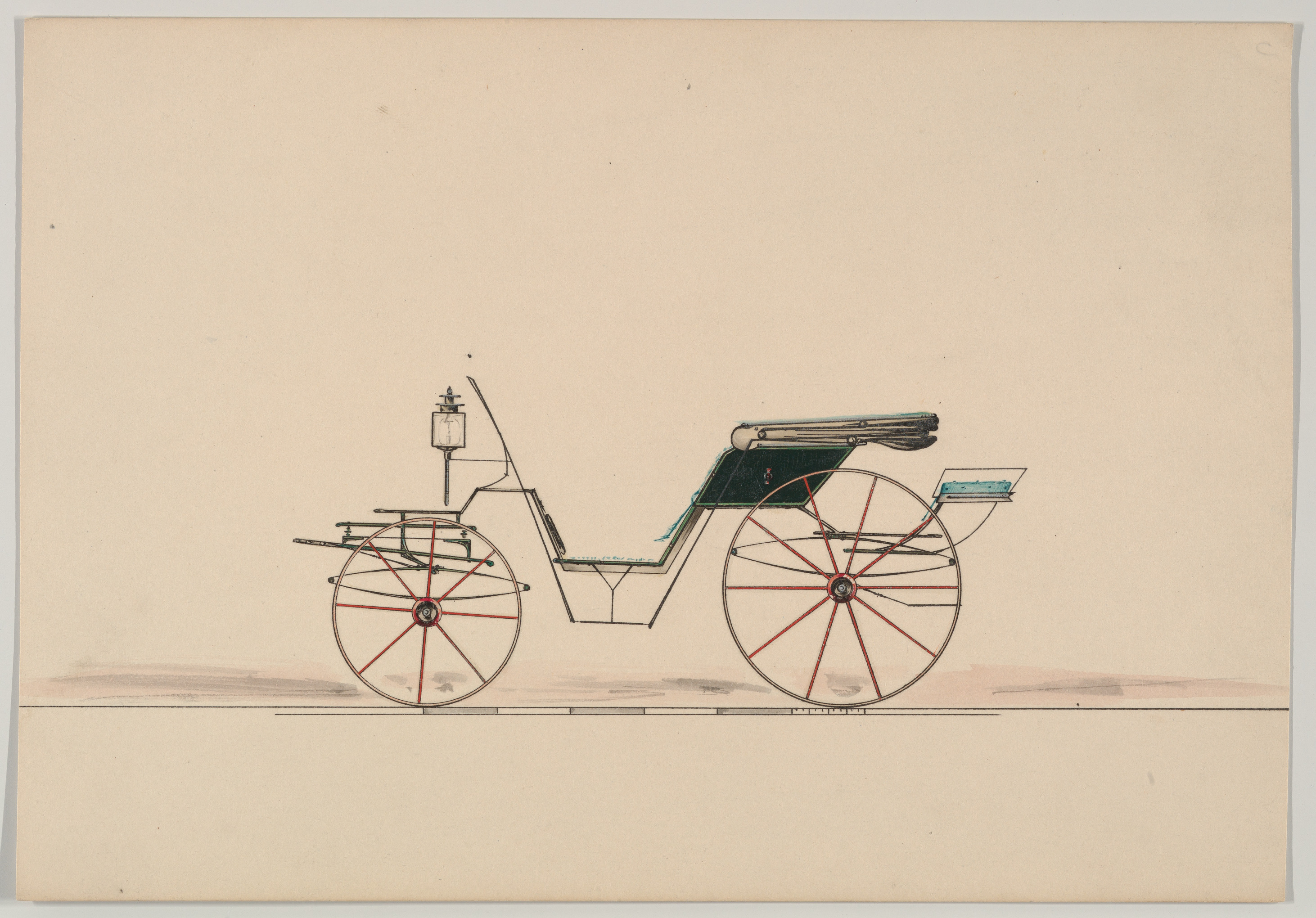 フェートン型馬車（番号なし）