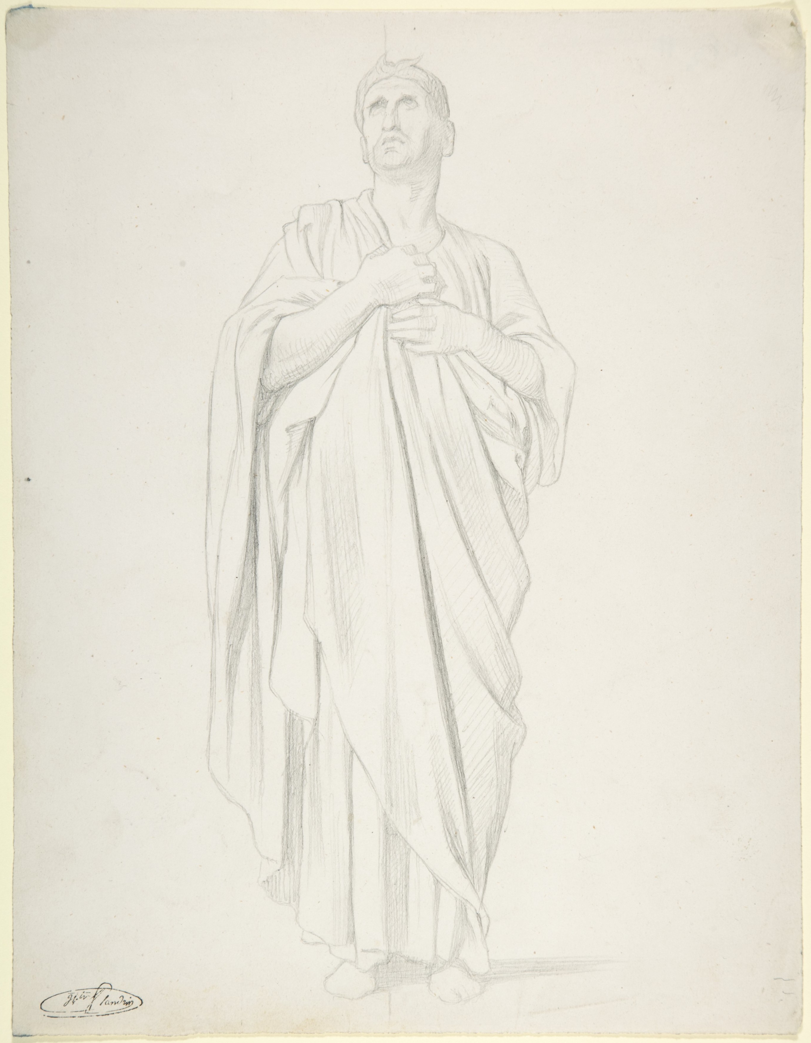 使徒の習作、パリのサン・ジェルマン・デ・プレの昇天の絵のため（1839-1863）