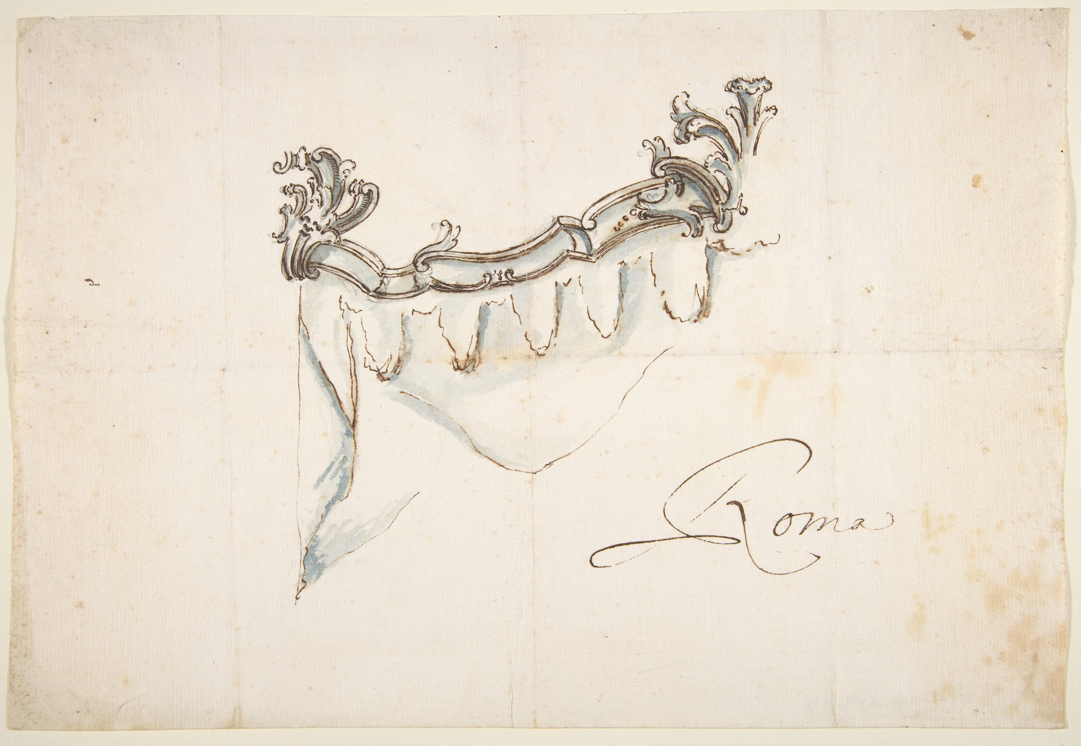 衣襞付き紋章（天蓋または窓飾りの上部）のデザイン