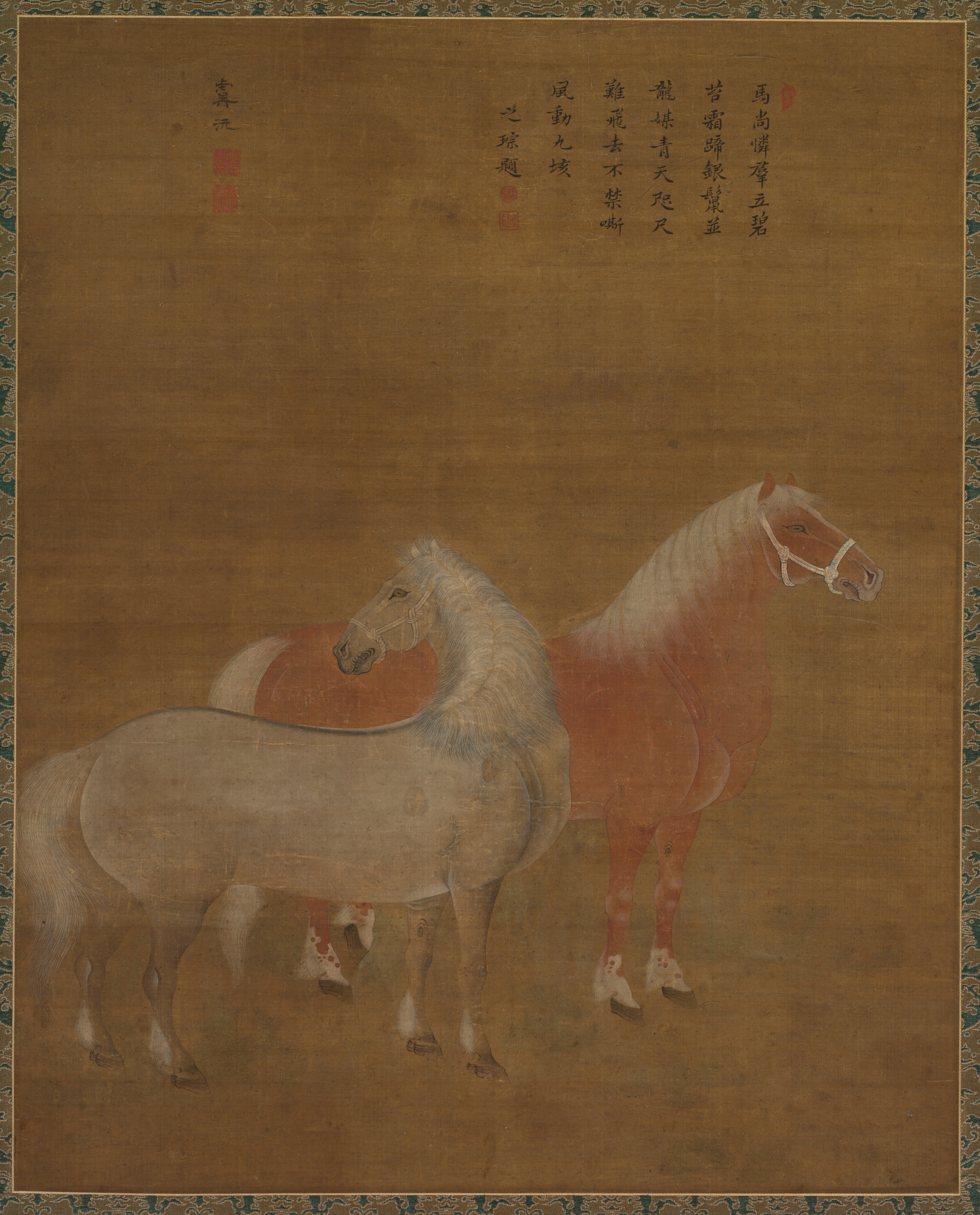 二頭の馬