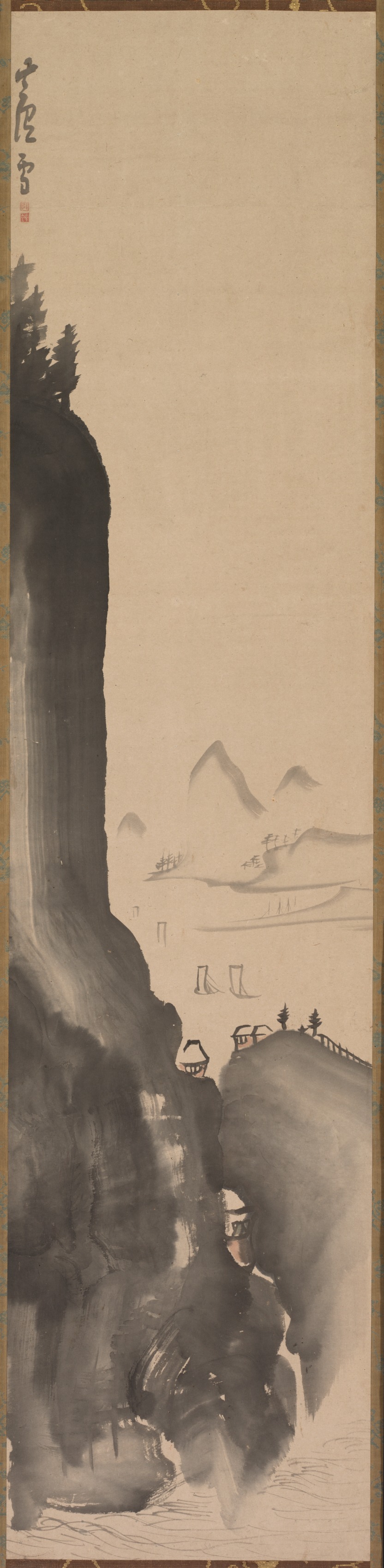山と遠帆
