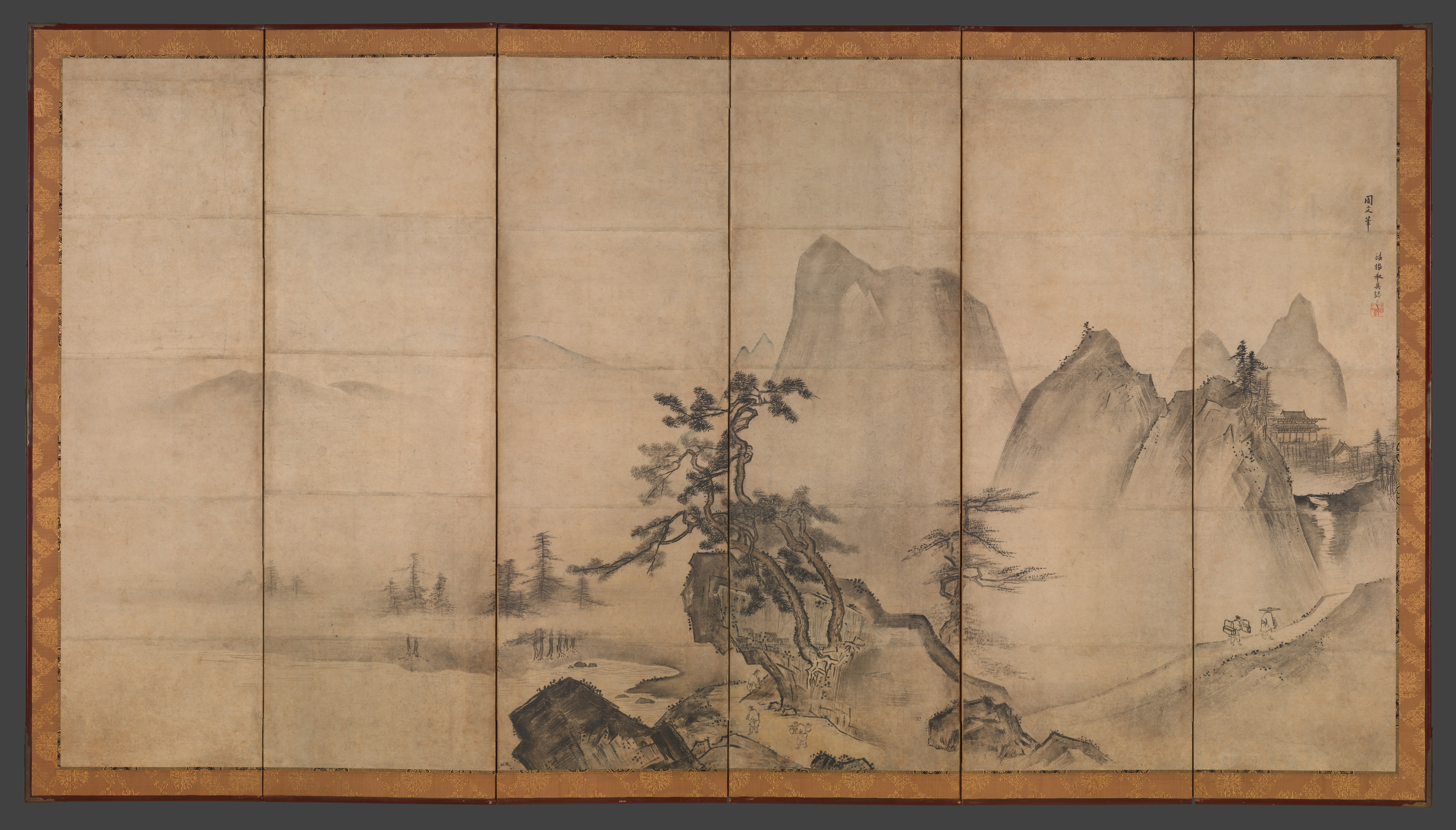 山の風景