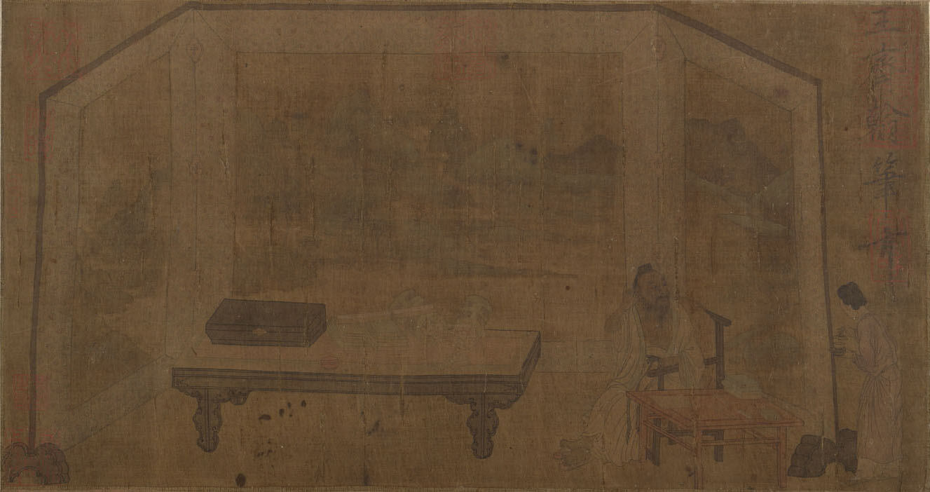 宋・明時代？匿名。王岐漢の真似。耳かきの写真。ボリューム |図書館の風景
