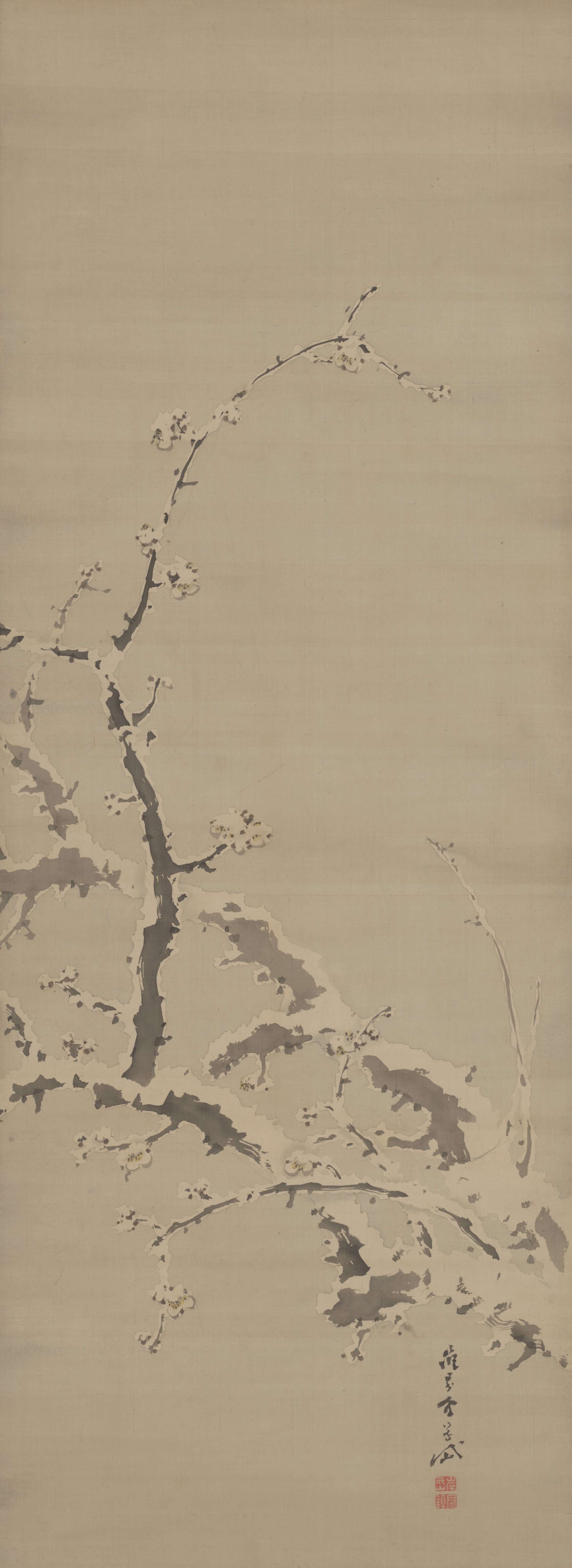雪中の梅花